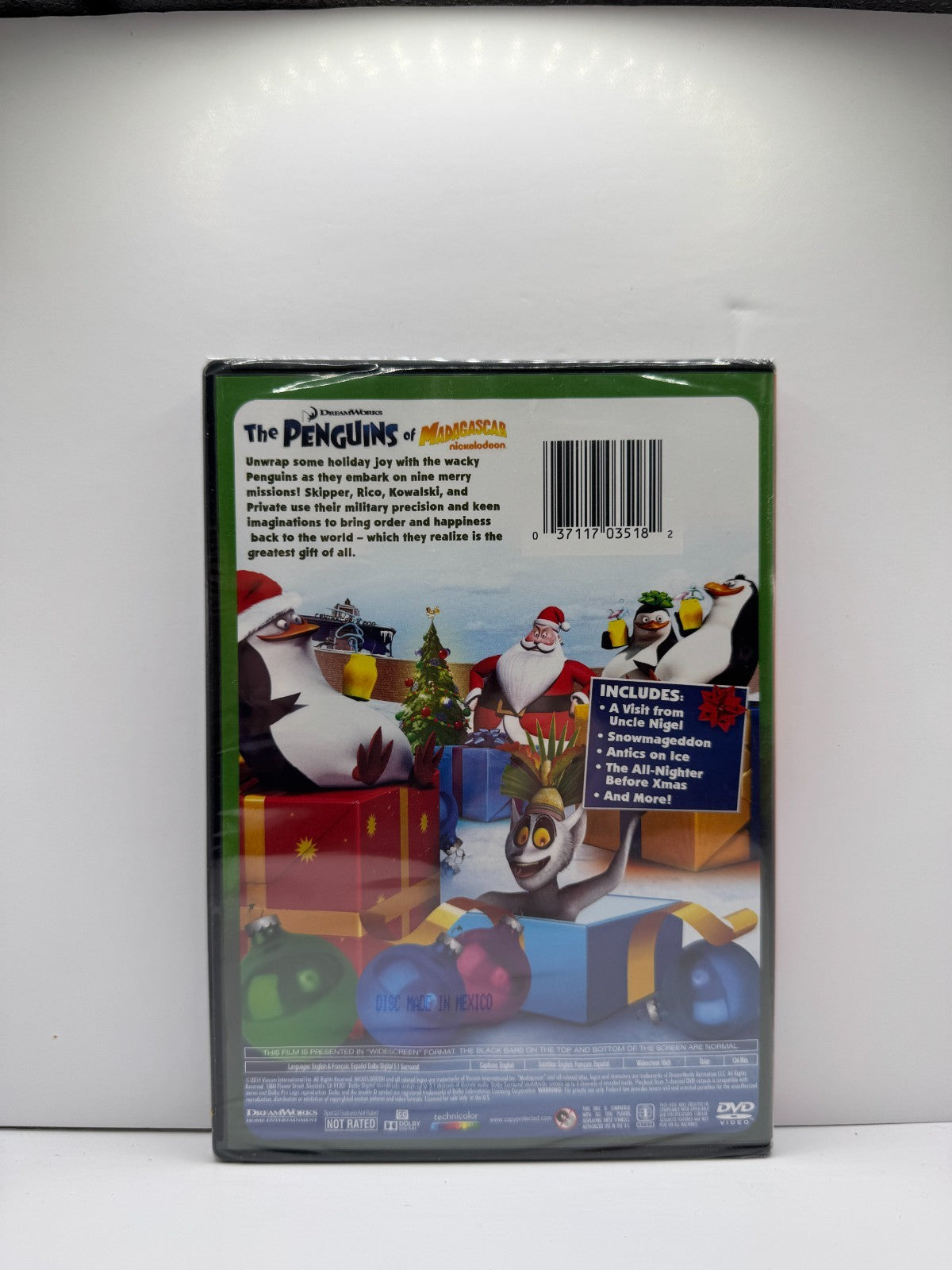 Penguins of Madagascar Operation Special Delivery (DVD) Animation Sealed