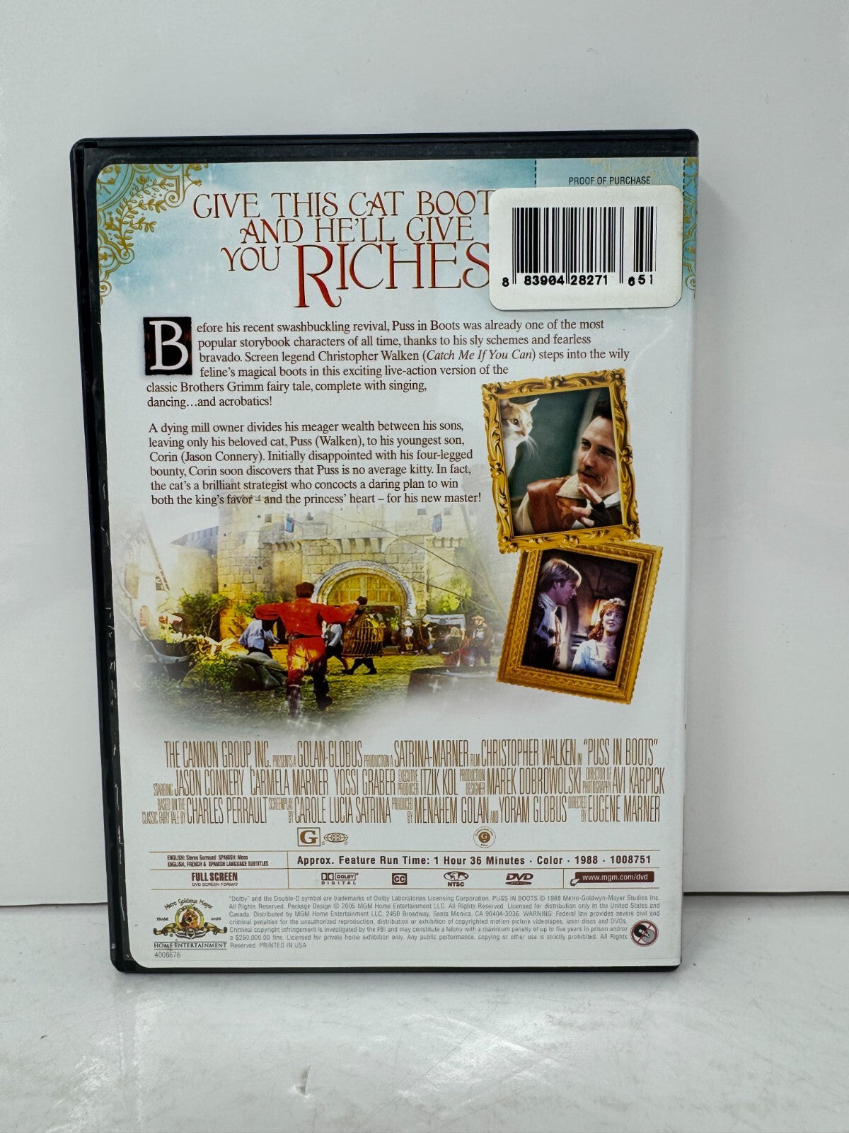 Puss in Boots (DVD) Adventure Good Condition!!!