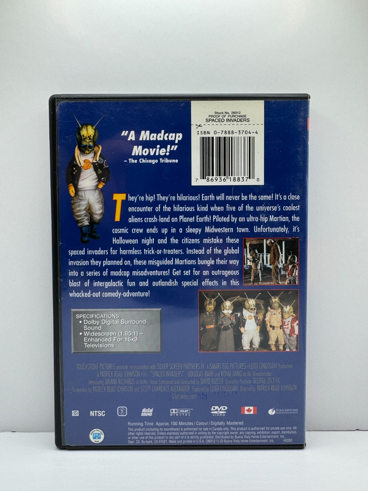 Spaced Invaders (DVD) Family Sci-Fi