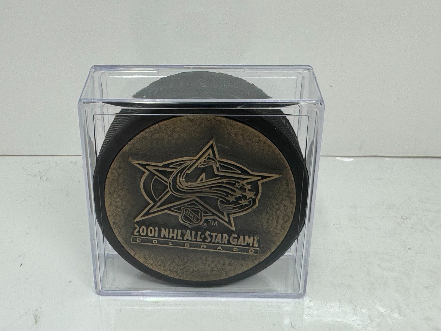 2001 NHL All-Star Game Colorado Official Souvenir Hockey Puck