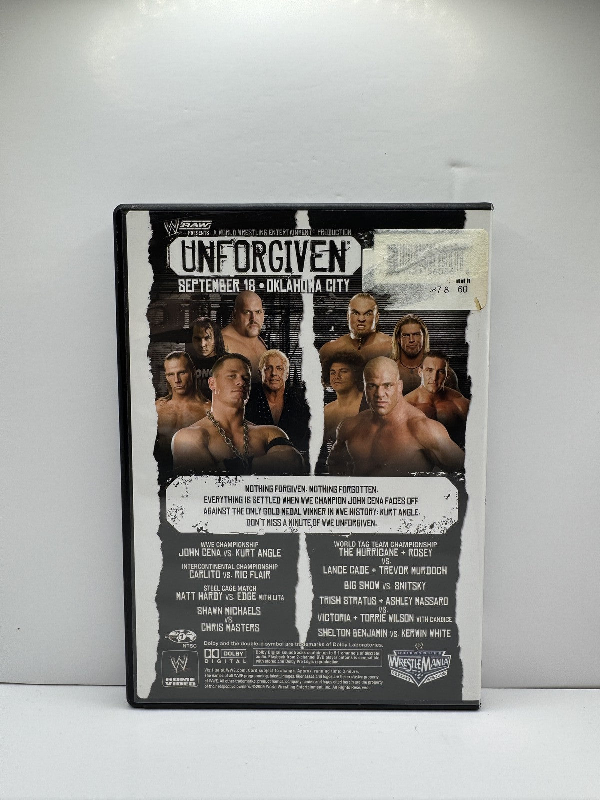 WWE Unforgiven 2005 (DVD) WWE Wrestling
