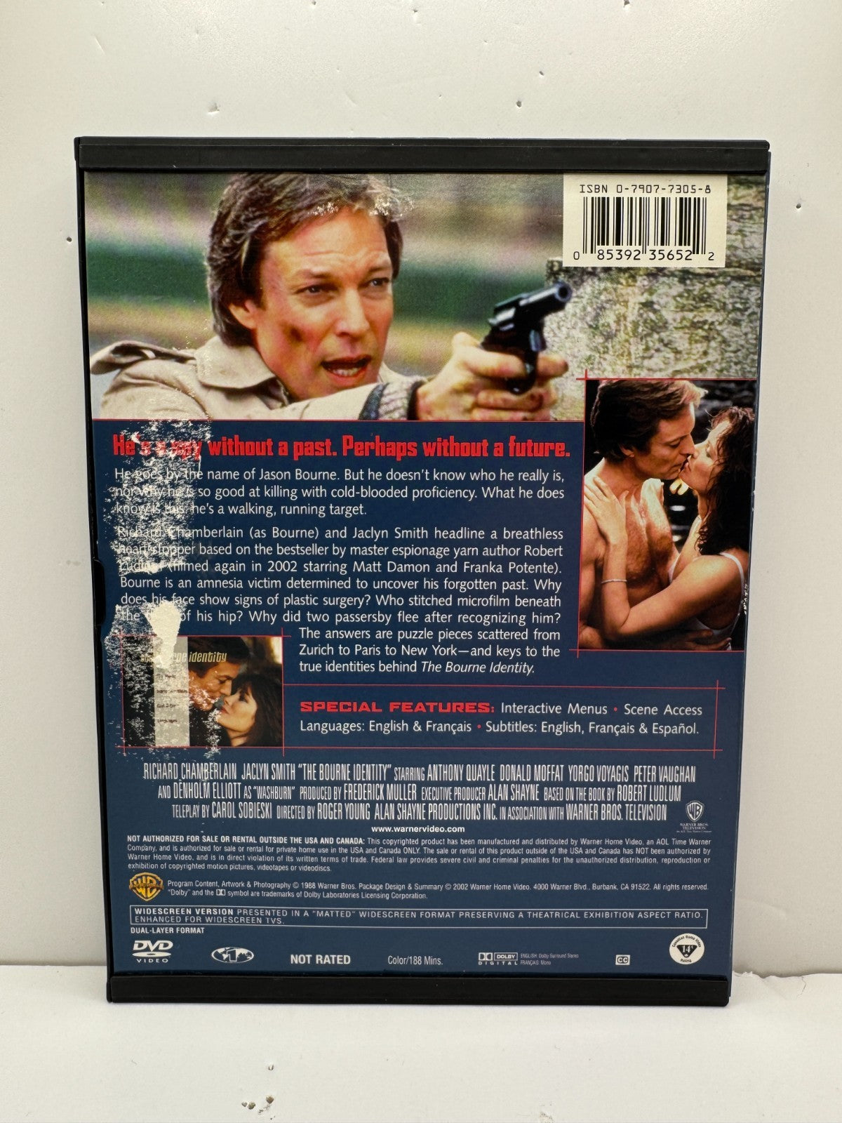 The Bourne Identity (DVD) Richard Chamberlain Action