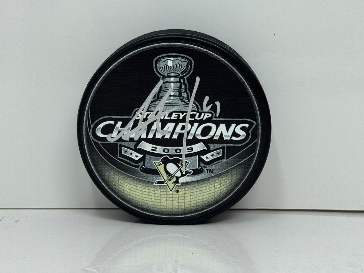 Jordan Staal Pittsburgh Penguins Signed NHL Autograph Puck Silver Auto