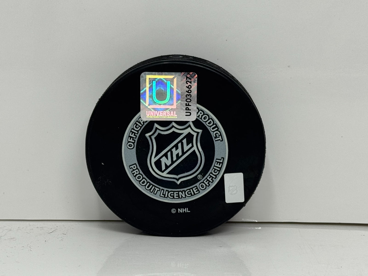 Rick Vaive Toronto Maple Leafs Signed NHL Autograph Puck Gold Auto COA Universal