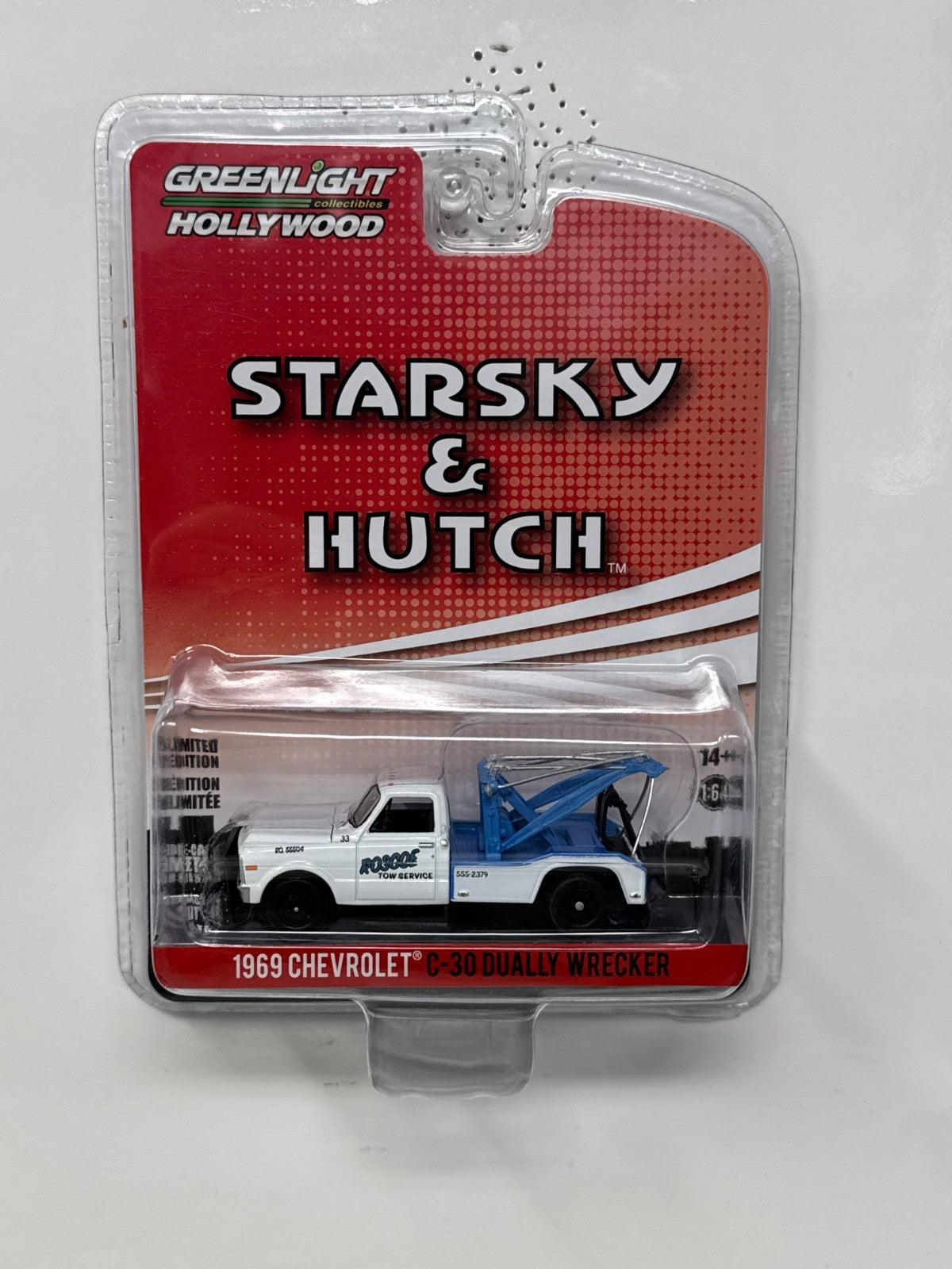 Greenlight 1969 Chevrolet C-30 Dually Wrecker Starsky and Hutch 1:64 Diecast