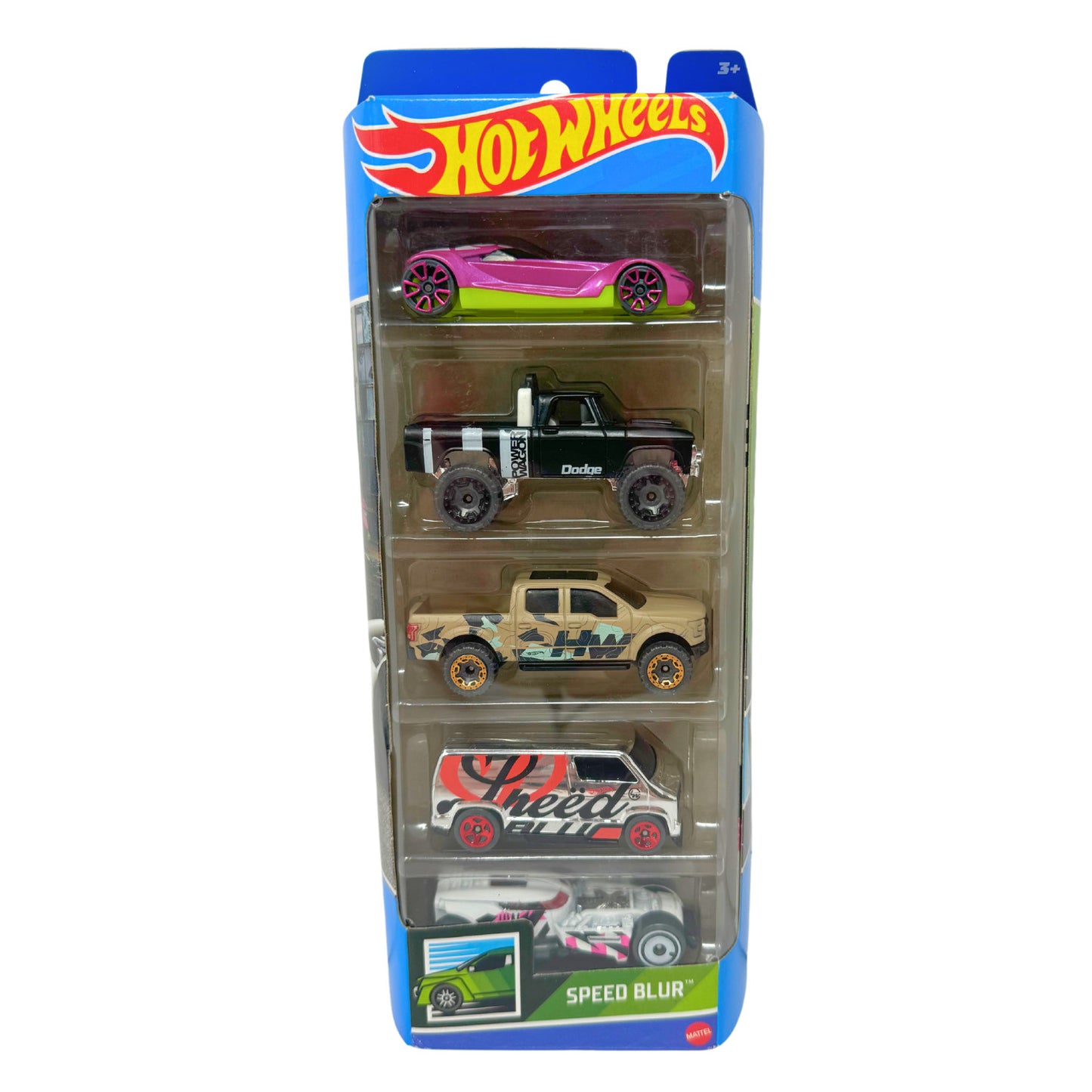 Hot Wheels Speed Blur 5-Pack Gift Set 1:64 Diecast