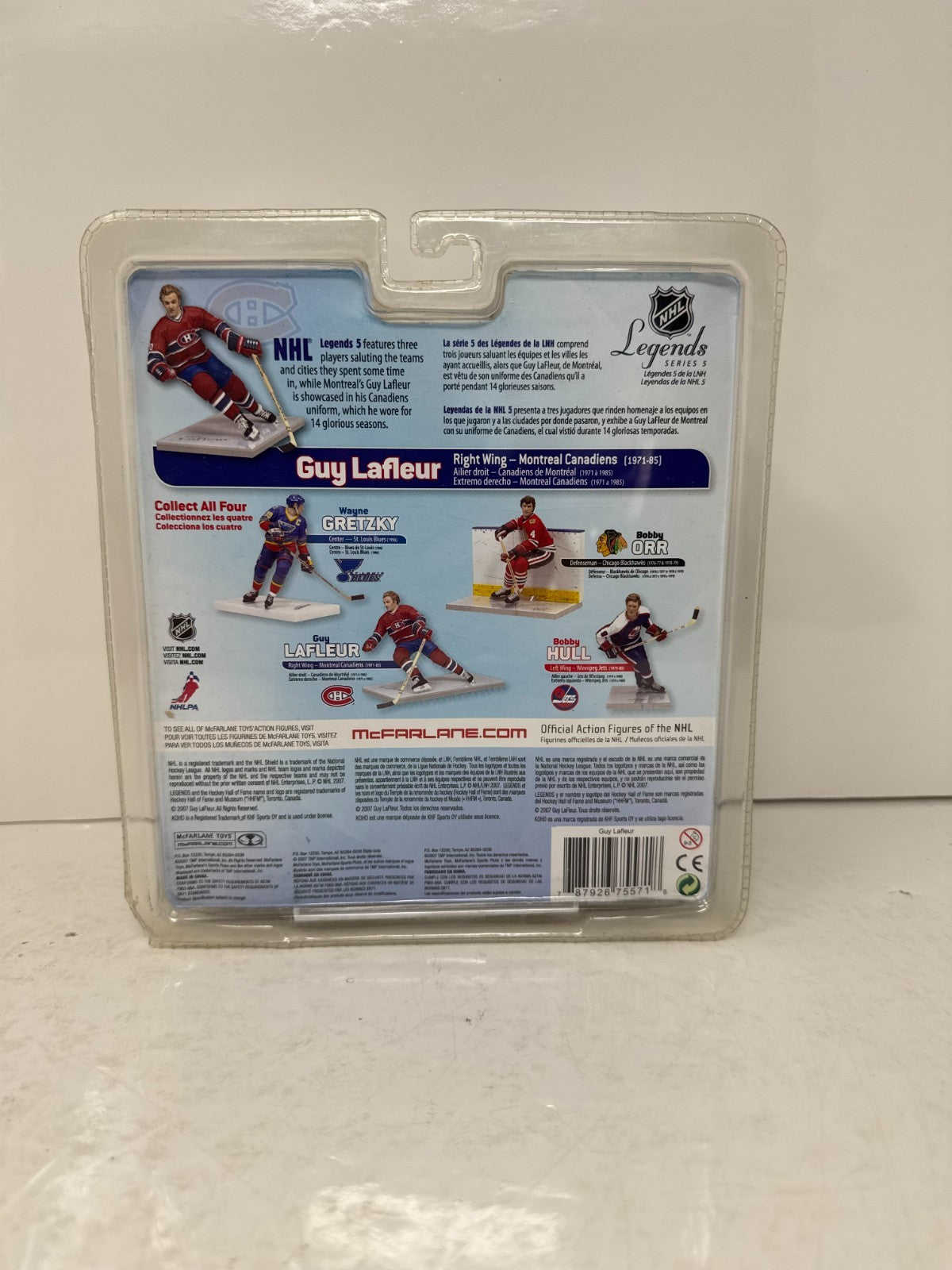 McFarlane NHL Guy LaFleur Montreal Canadiens Legends Series 5 Figure