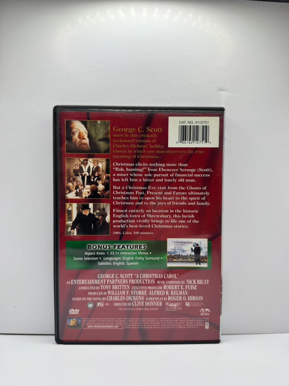 A Christmas Carol (DVD) George C. Scott Drama