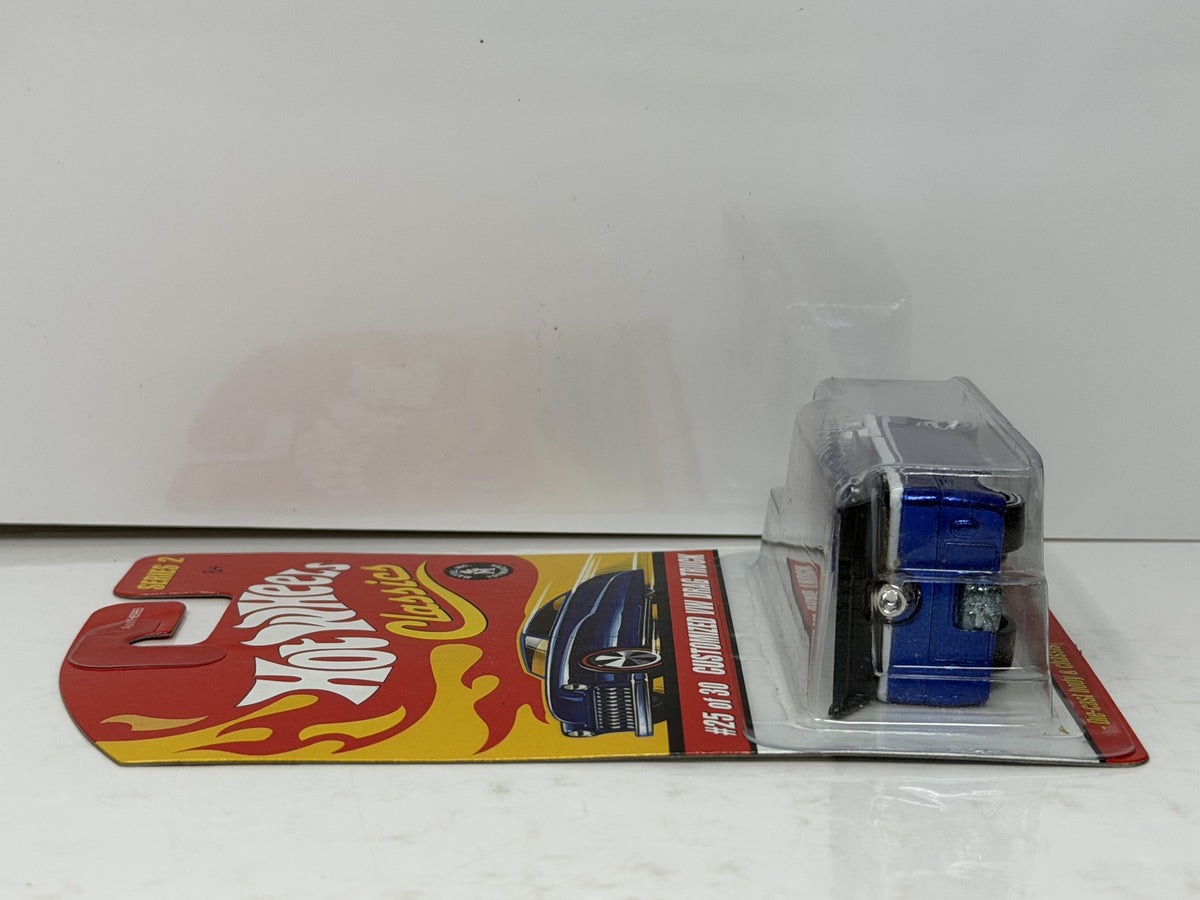 Hot Wheels Classics Series 2 Customized Volkswagen Drag Truck 1:64 Diecast Blue