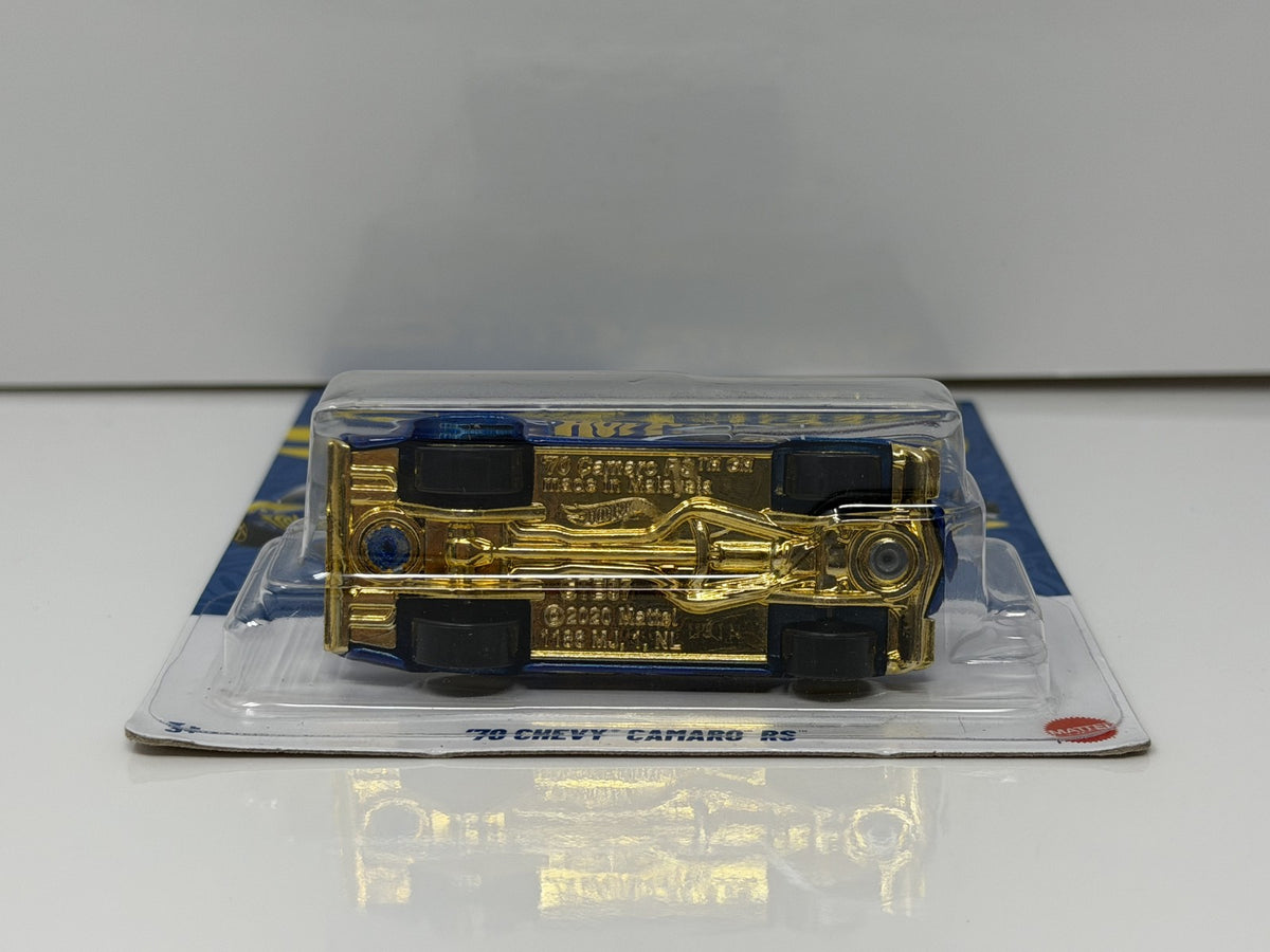 Hot Wheels 58th Anniversary 1970 Chevrolet Camaro RS 1:64 Diecast Blue