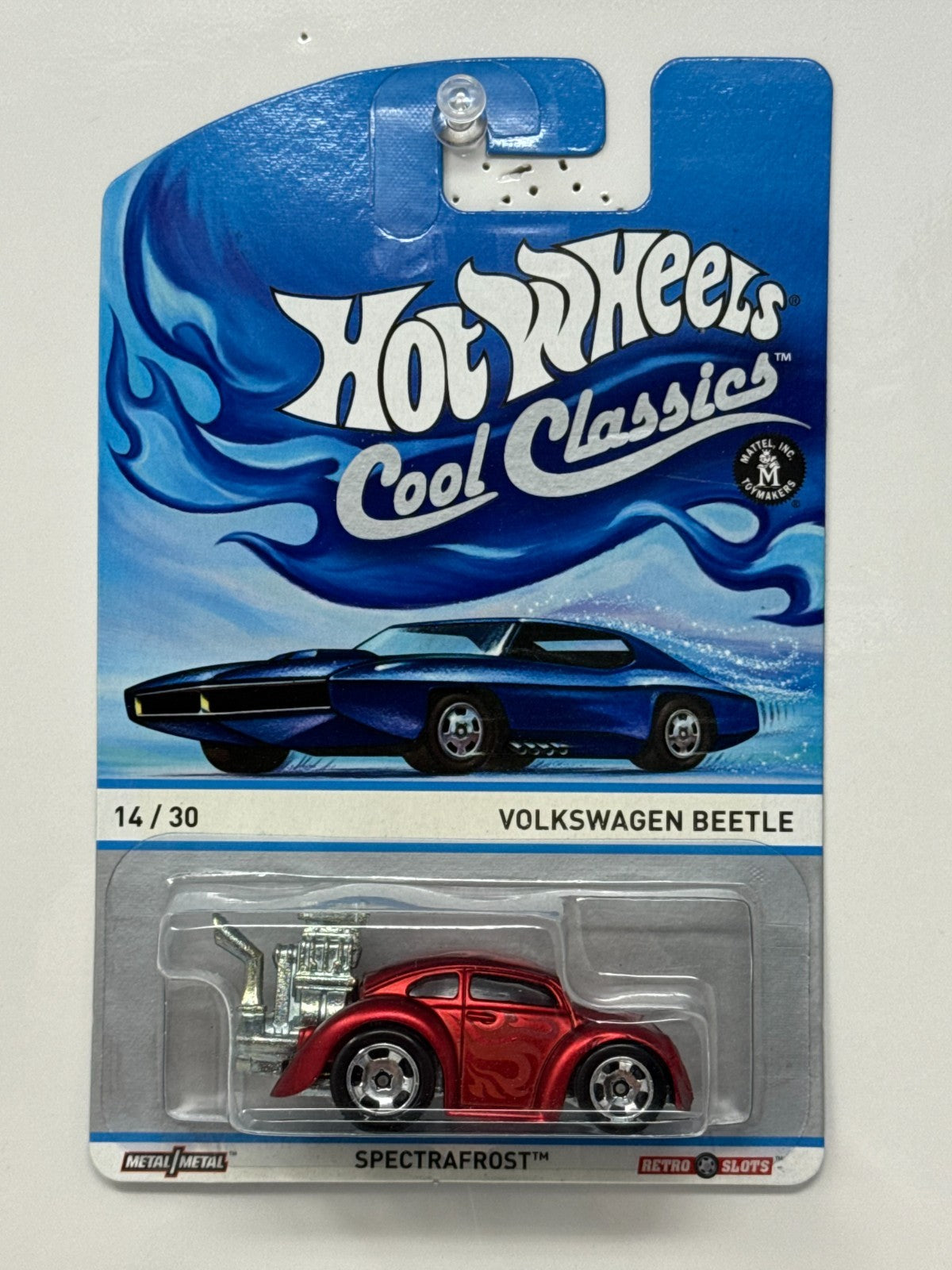 Hot Wheels Cool Classics Volkswagen Beetle Spectrafrost 1:64 Diecast