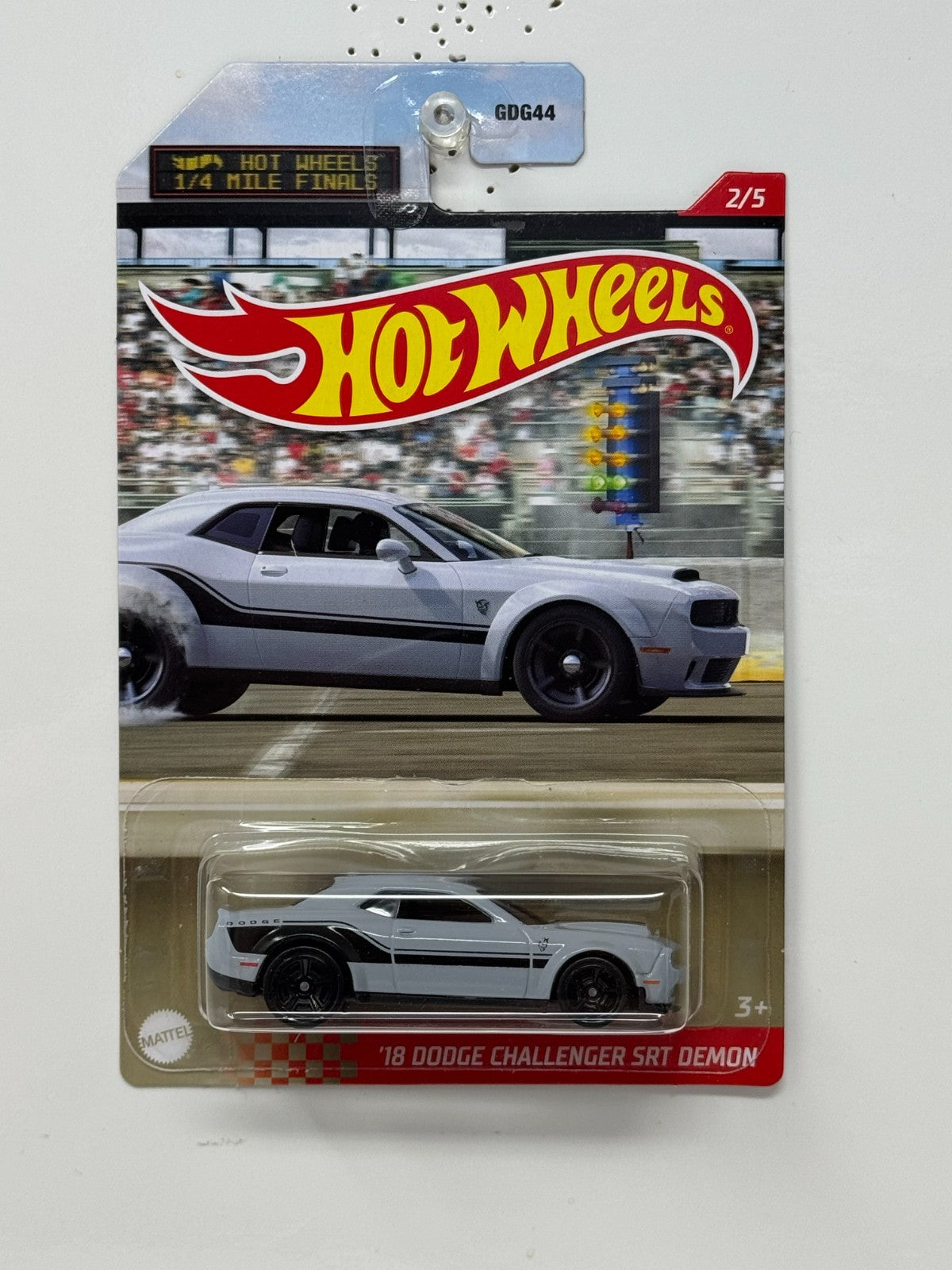 Hot Wheels 1/4 Mile Finals 2018 Dodge Challenger SRT Demon 1:64 Diecast
