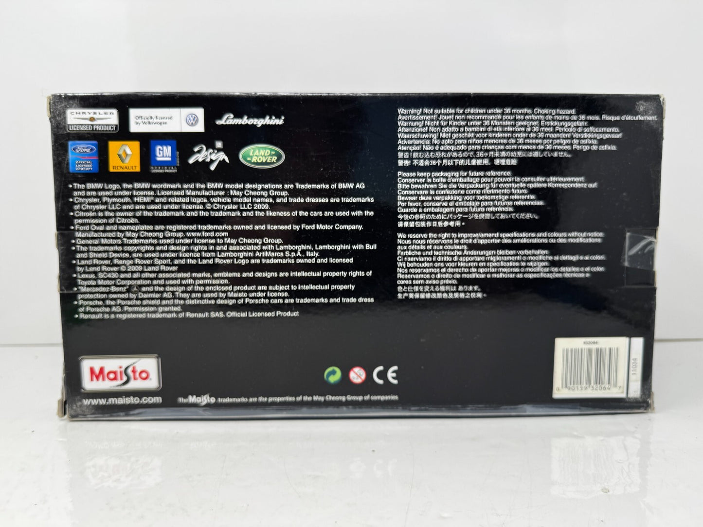 Maisto All Stars Mercedes-Benz SL55 AMG Convertible 1:18 Diecast Blingz Wheels