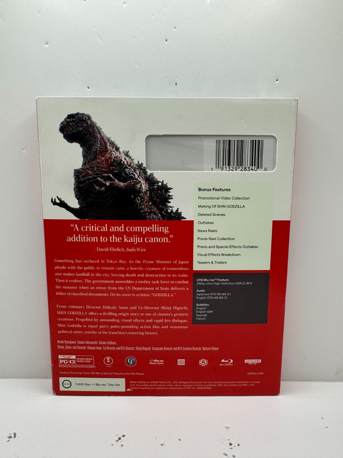 Shin Godzilla (4K UHD Blu-ray) Hiroki Hasegawa Sci-Fi Action New and Sealed!!!