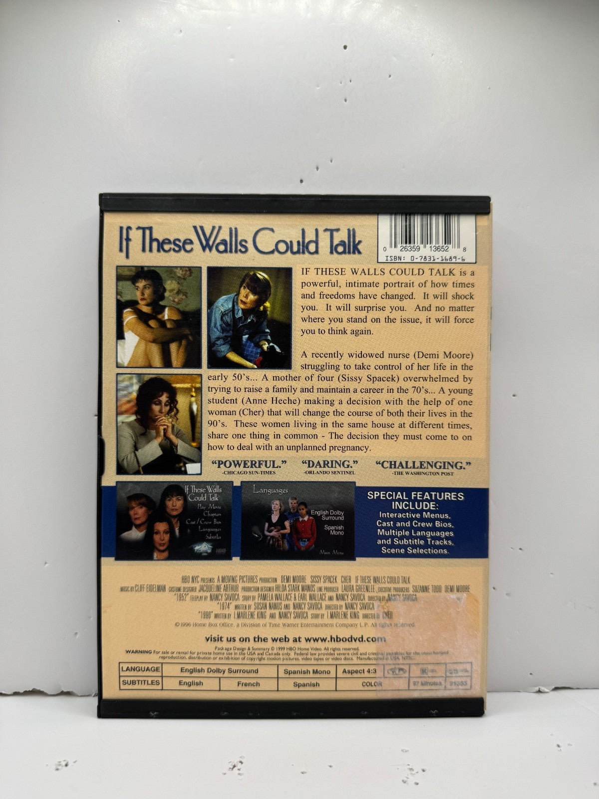 If These Walls Could Talk (DVD) Demi Moore Drama