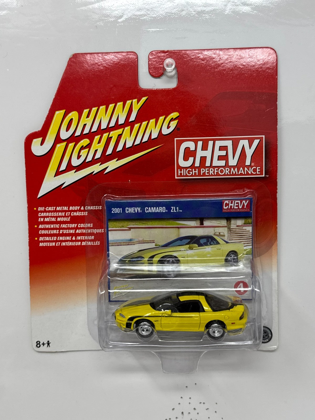 Johnny Lightning Chevy High Performance 2001 Chevy Camaro ZL1 1:64 Diecast