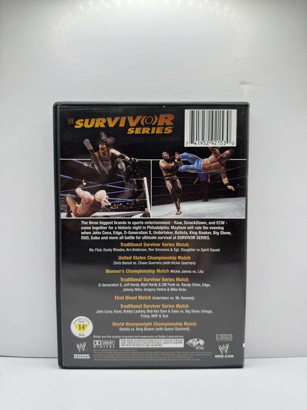 WWE Survivor Series 2006 (DVD) WWE Wrestling