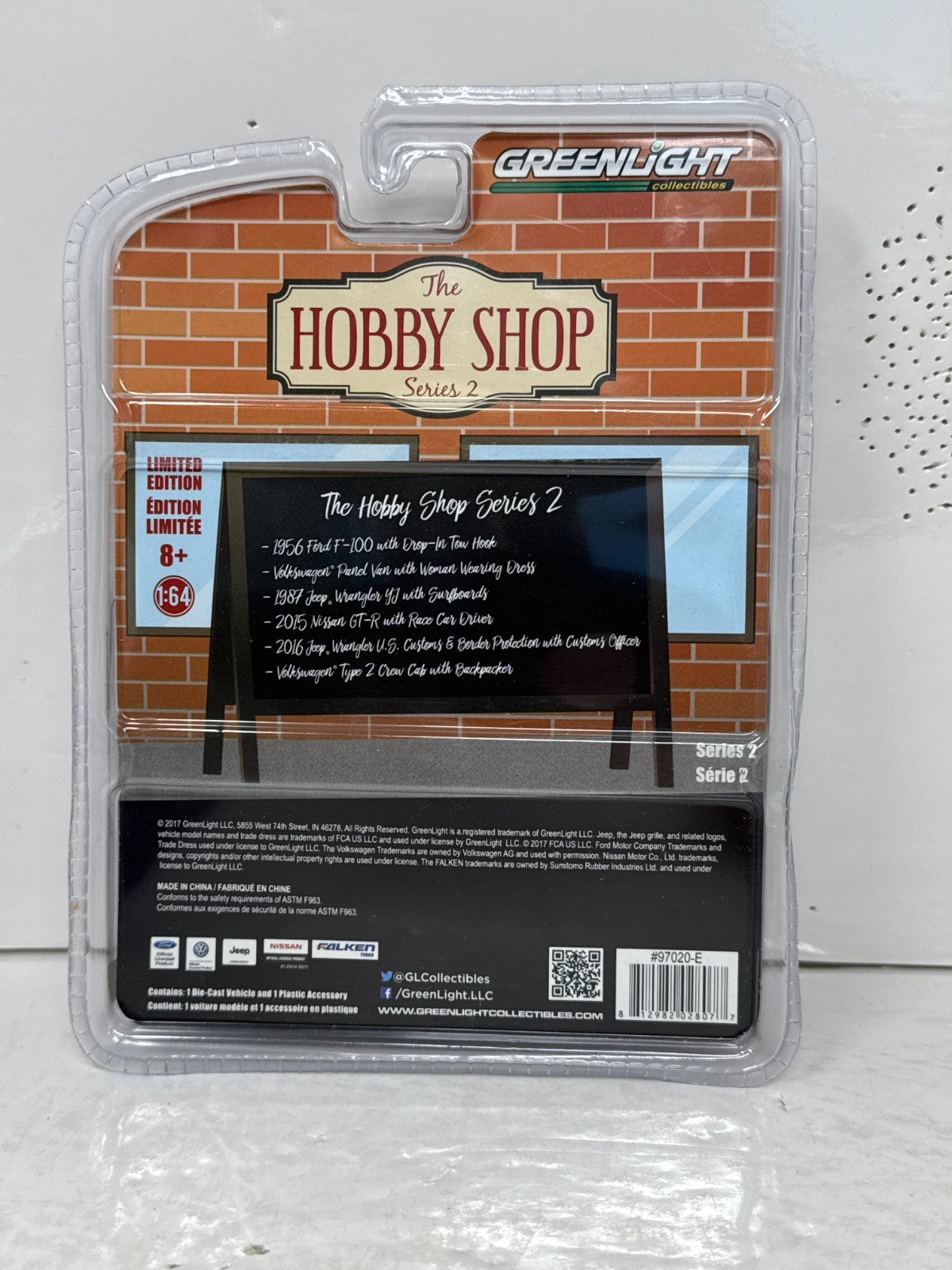 Greenlight Hobby Shop 2016 Jeep Wrangler U.S. Customs CHASE 1:64 Diecast