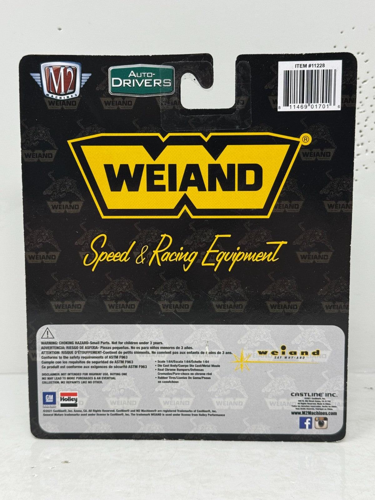 M2 Machines Weiand 1958 Chevrolet Apache Stepside 1:64 Diecast