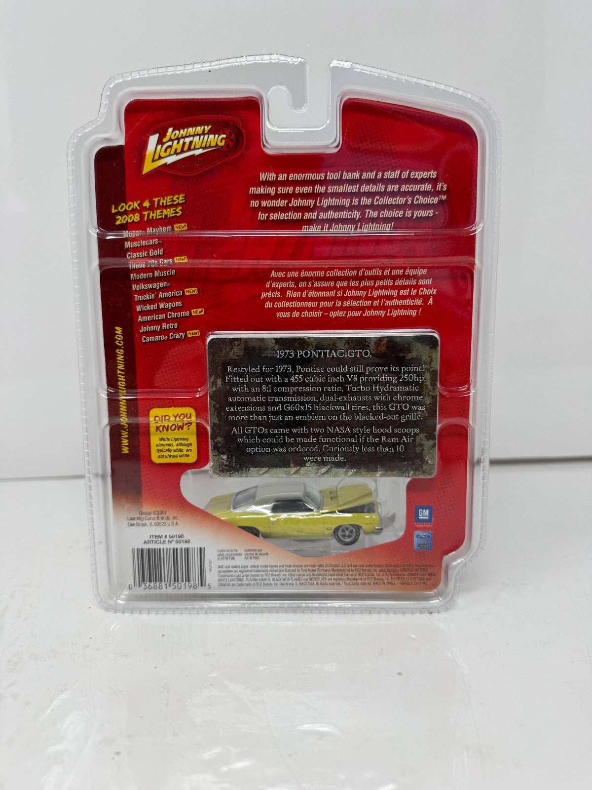 Johnny Lightning Musclecars 1973 Pontiac GTO 1:64 Diecast