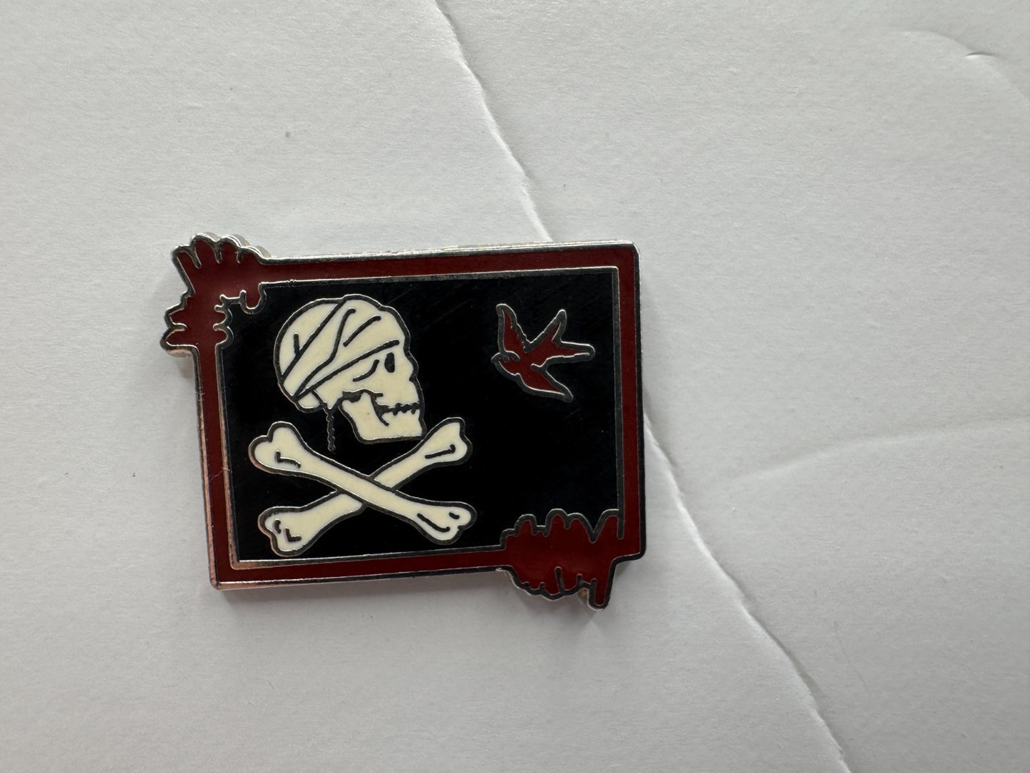 Disney Jack Sparrow Flag Pirates of the Caribbean Trading Pin DC1S18