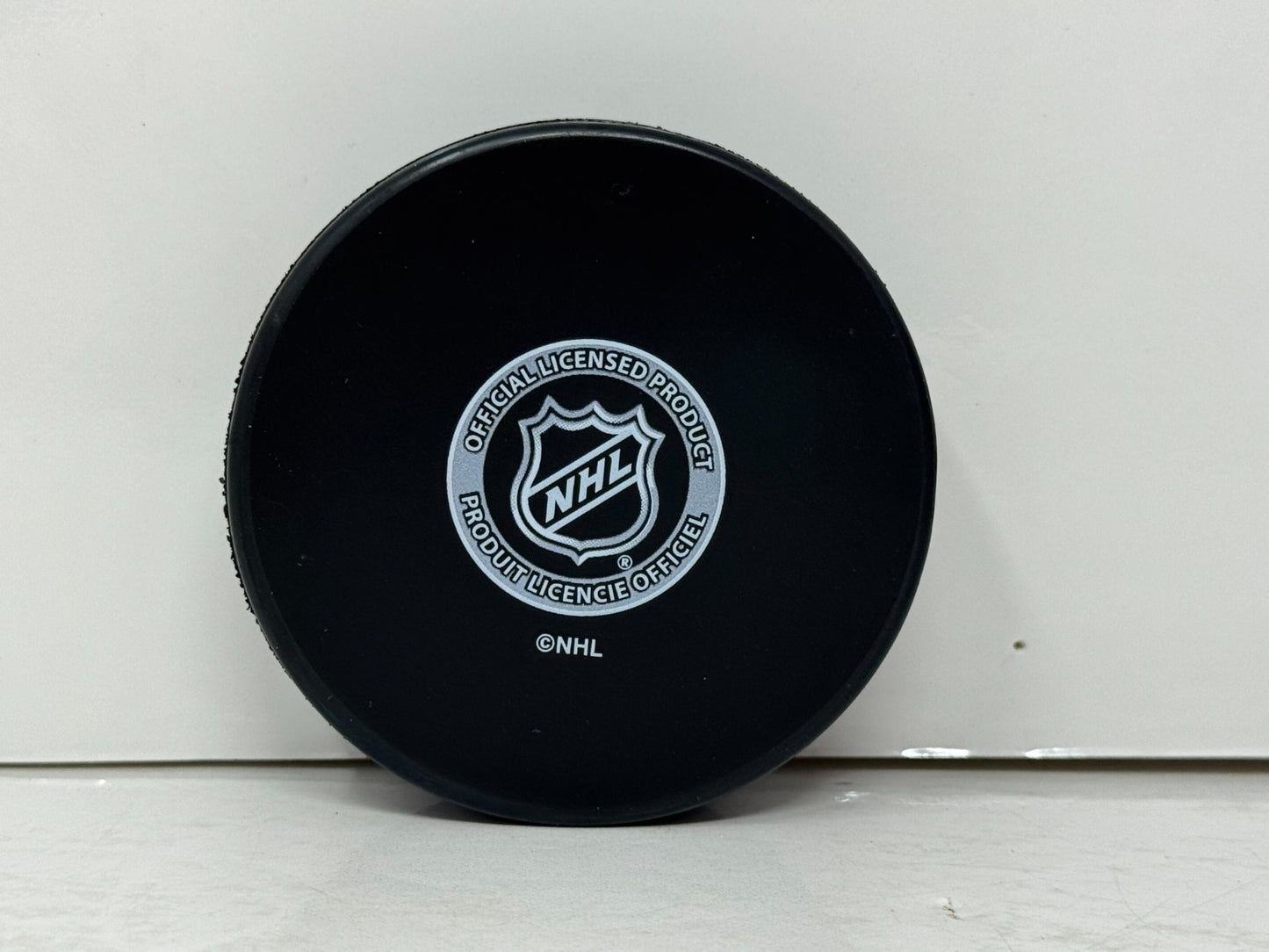 Anthony Beauvillier New York Islanders Signed NHL Autograph Puck Gold Auto