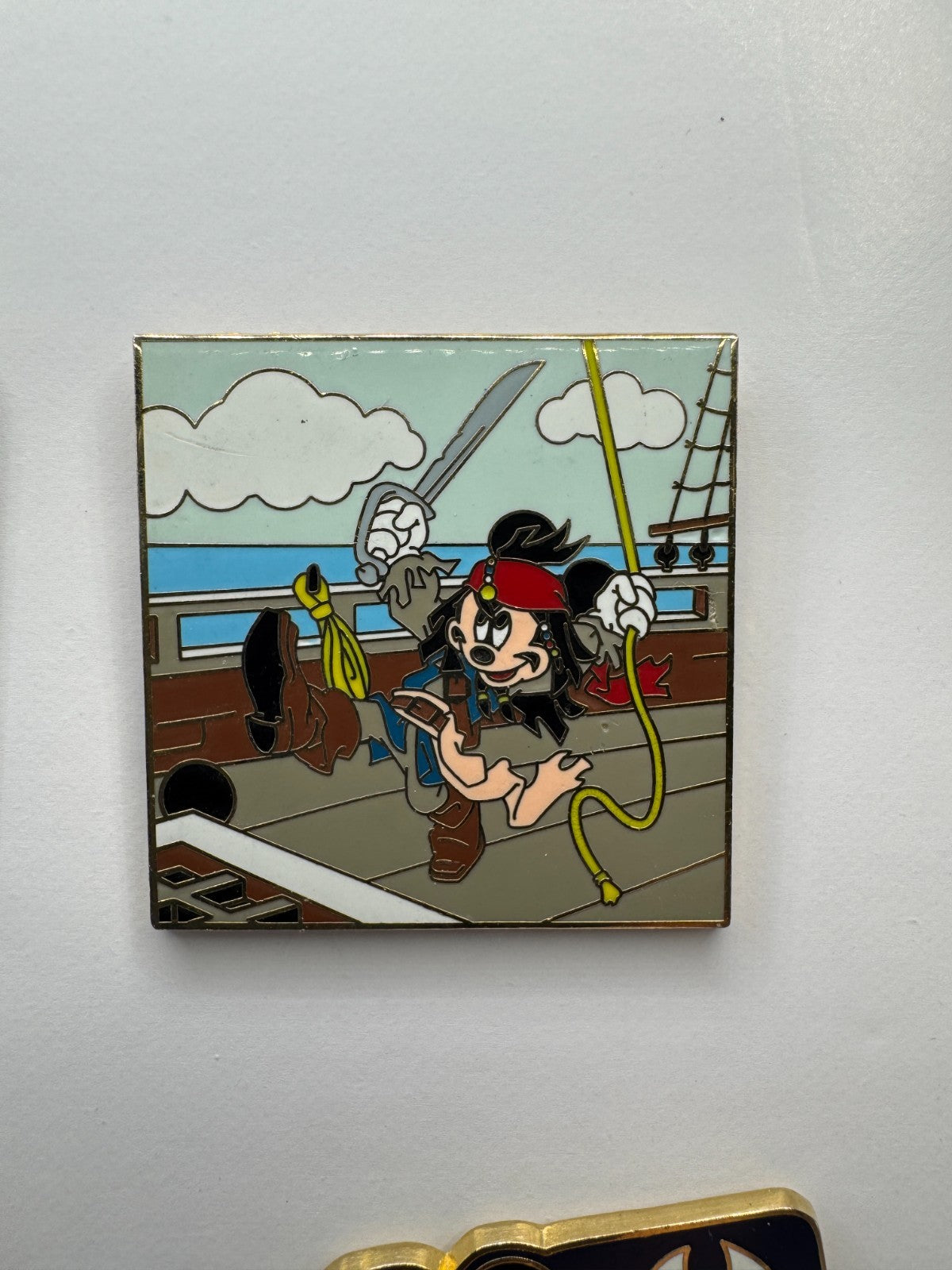 Disney Mickey Mouse Jack Sparrow Pirates of the Caribbean Trading Pin DC2S1