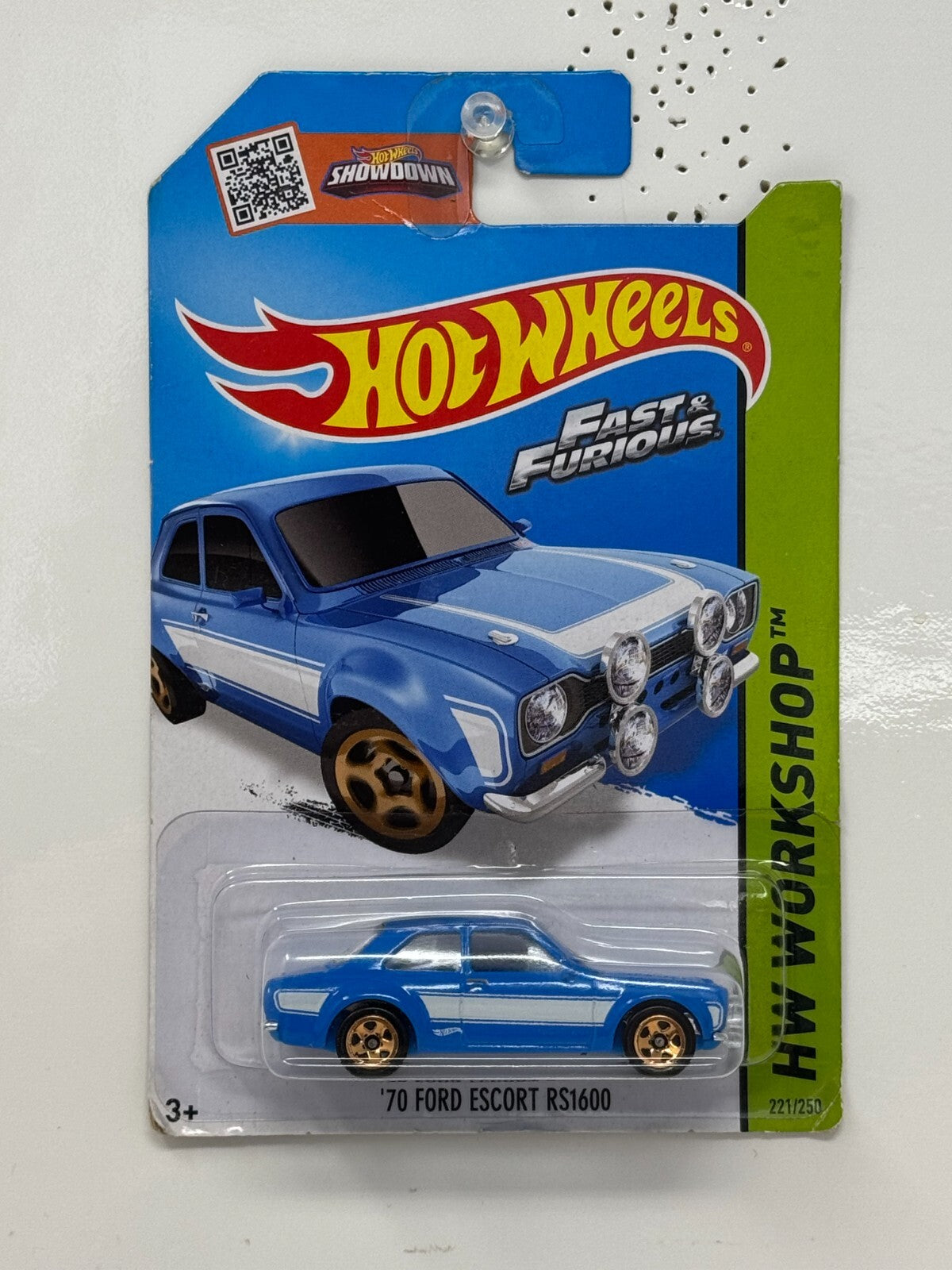 Hot Wheels HW Workshop 1970 Ford Escort RS1600 Fast & Furious JDM 1:64 Diecast