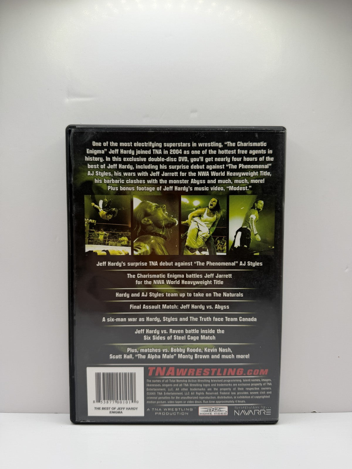 TNA Enigma The Best of Jeff Hardy DVD AJ Styles Raven Wrestling