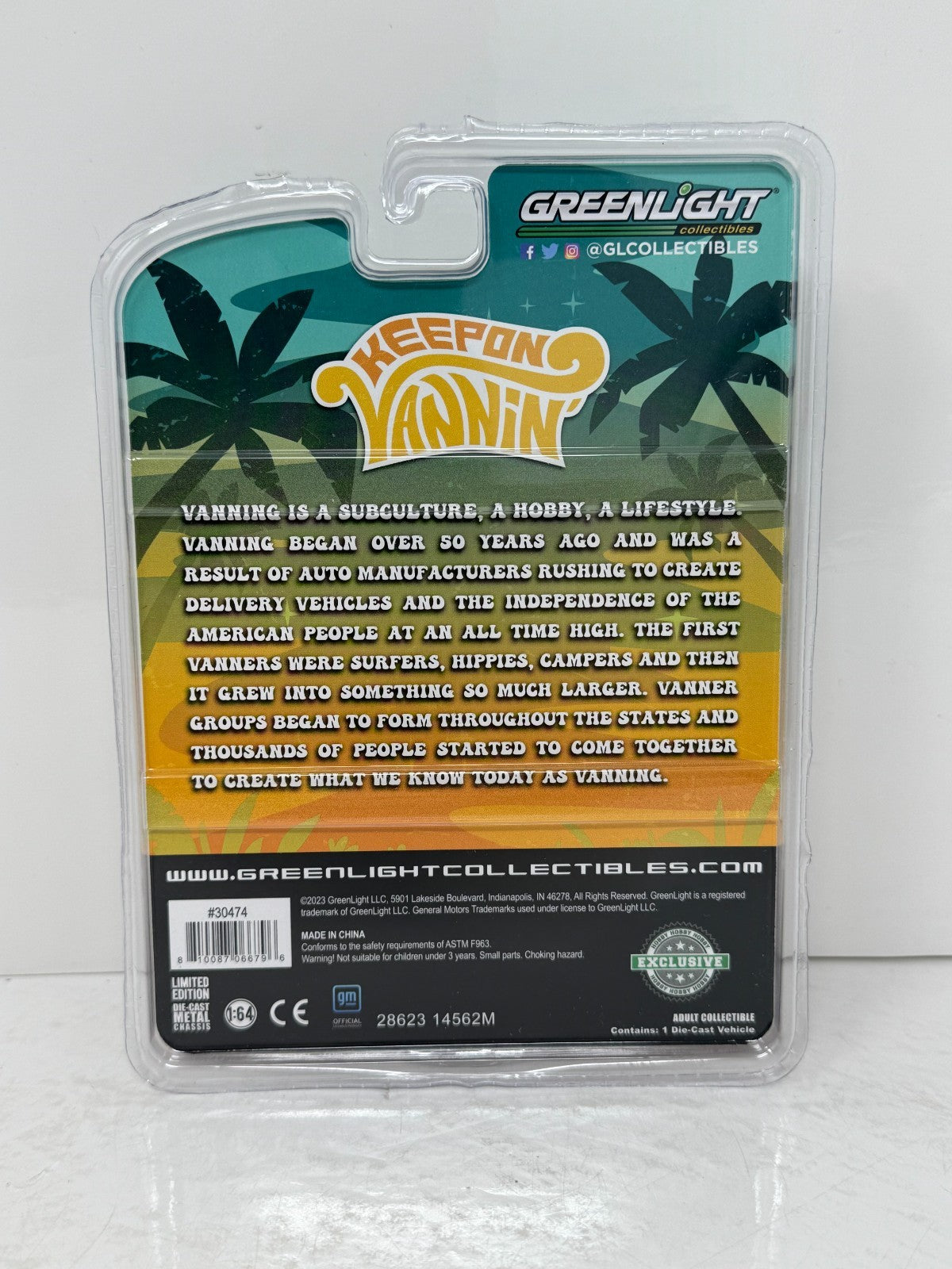 Greenlight Keep on Vannin' 1978 GMC Vandura Custom Van 1:64 Diecast
