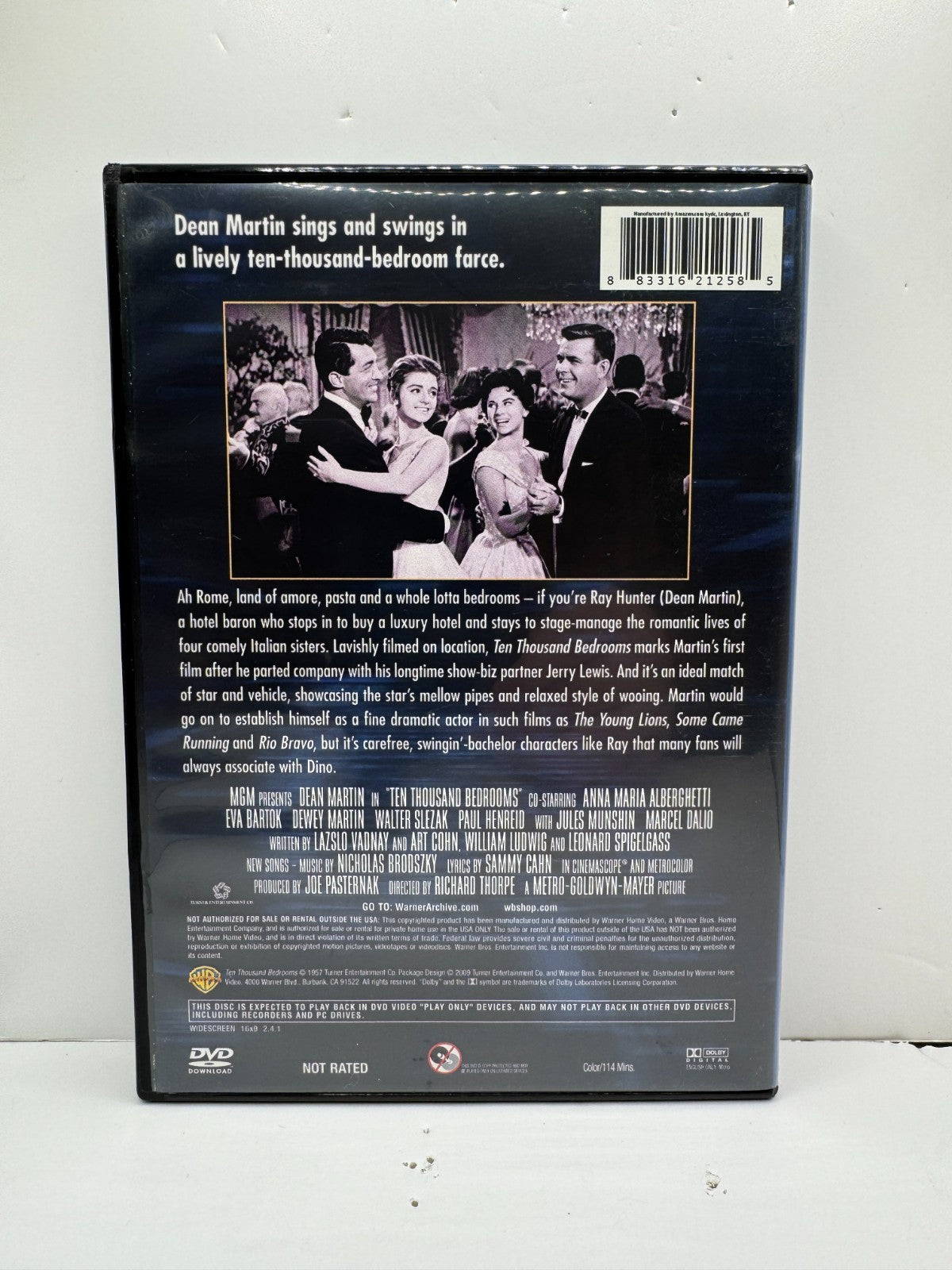 Ten Thousand Bedrooms (DVD) Dean Martin Comedy