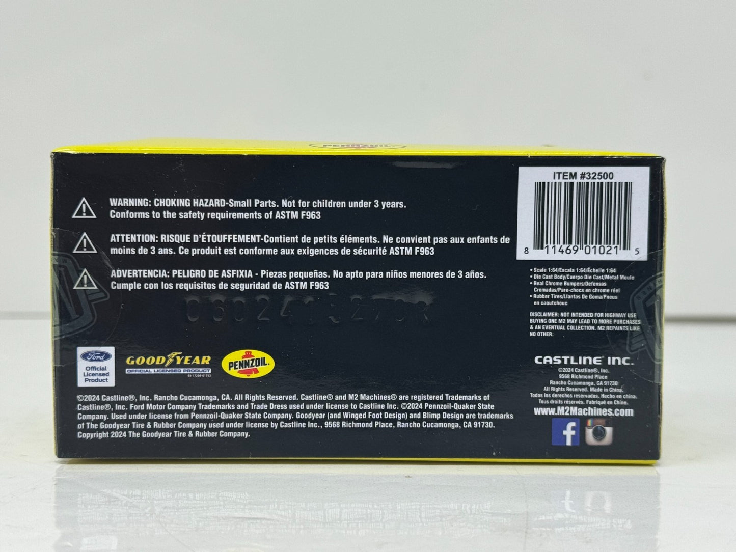 M2 Machines Pennzoil 1966 Ford Mustang Gasser 1:64 Diecast