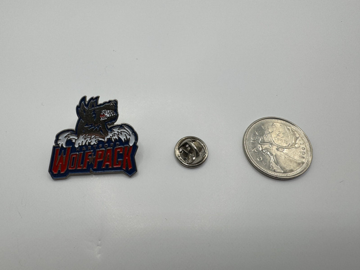 Hartford Wolf Pack AHL Hockey Team Logo Lapel Pin UDT1