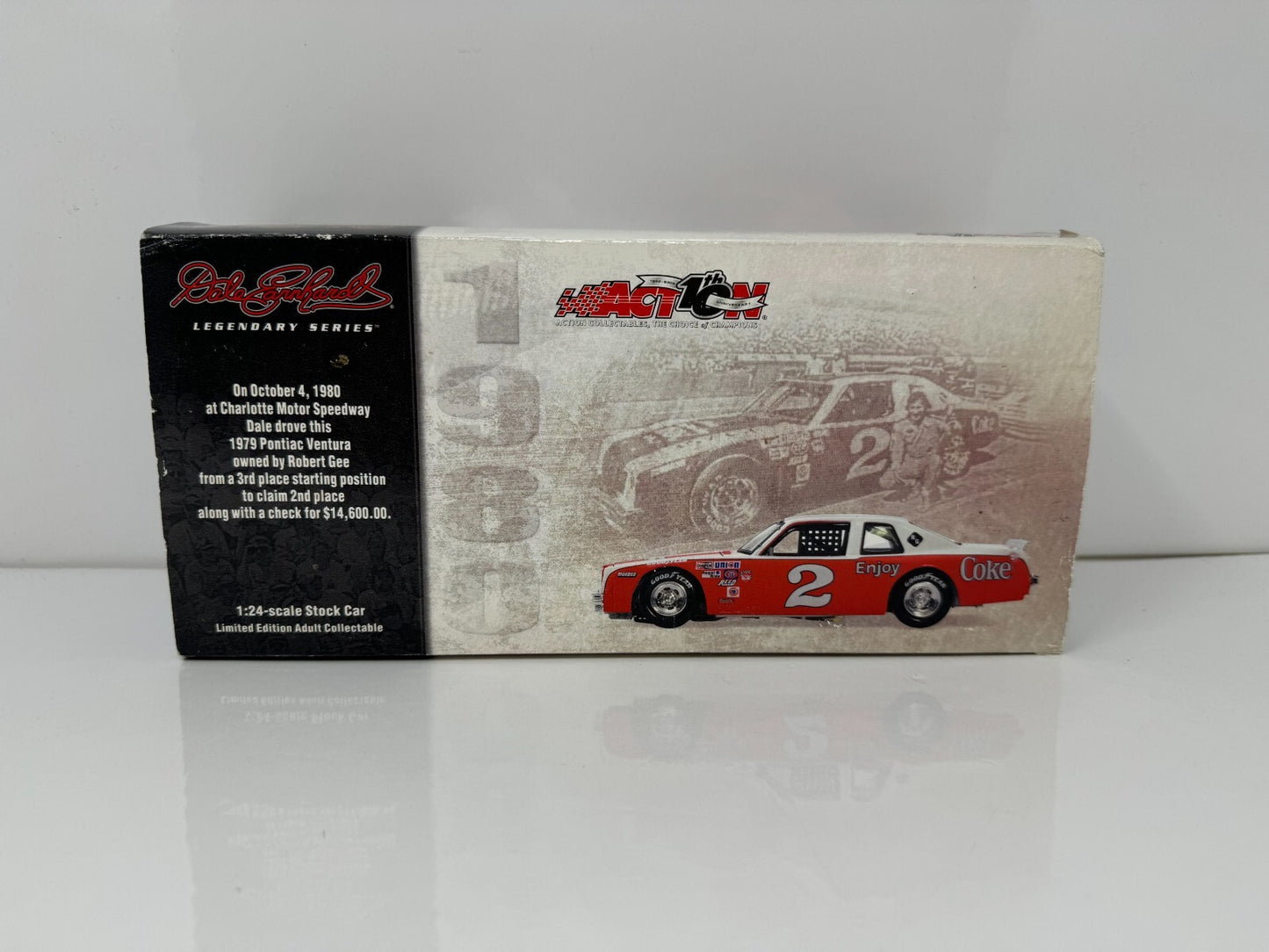 Action Nascar Legendary Dale Earnhardt Sr Coke 1980 Pontiac Ventura 1:24 Diecast