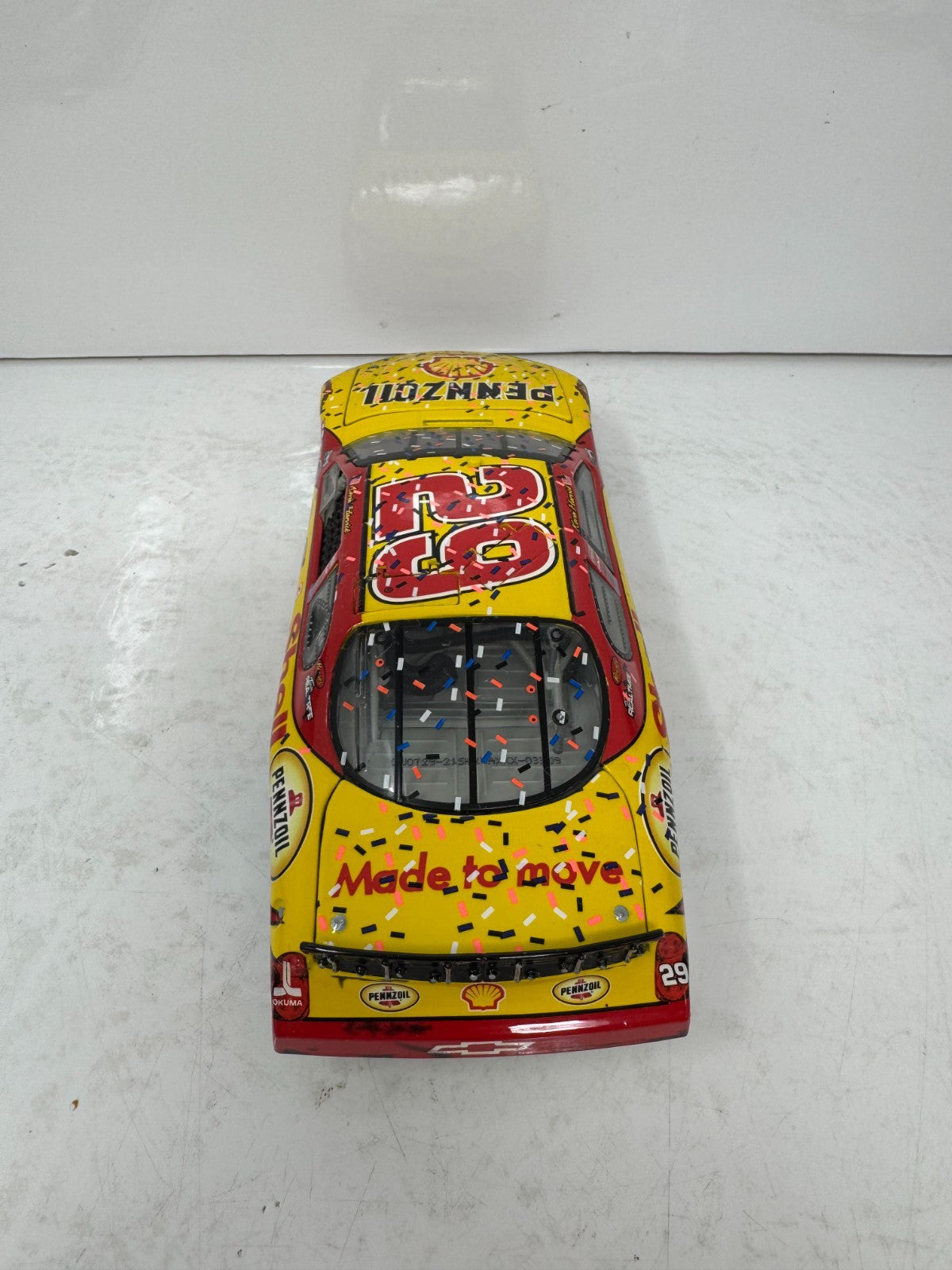 Motorsports Authentics Nascar #29 Kevin Harvick Daytona Raced Win 1:24 Diecast