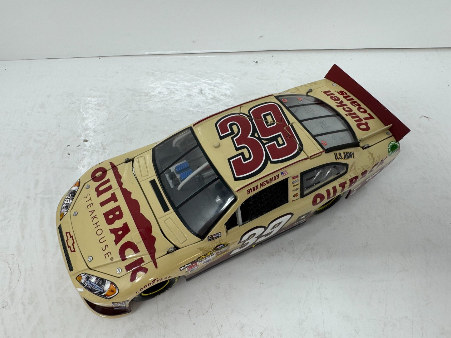 Lionel Nascar #39 Ryan Newman Outback Steakhouse 2012 Chevy Impala 1:24 Diecast