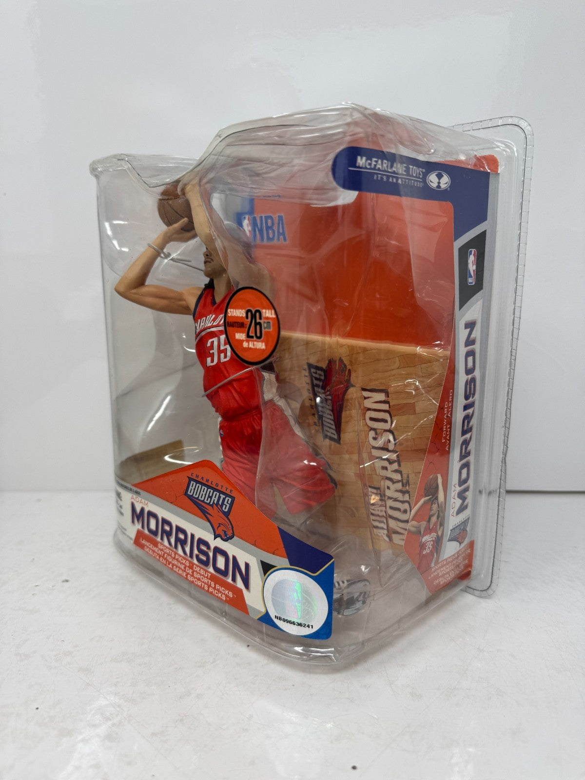McFarlane NBA Adam Morrison Charlotte Bobcats Series 14 Debut Figure