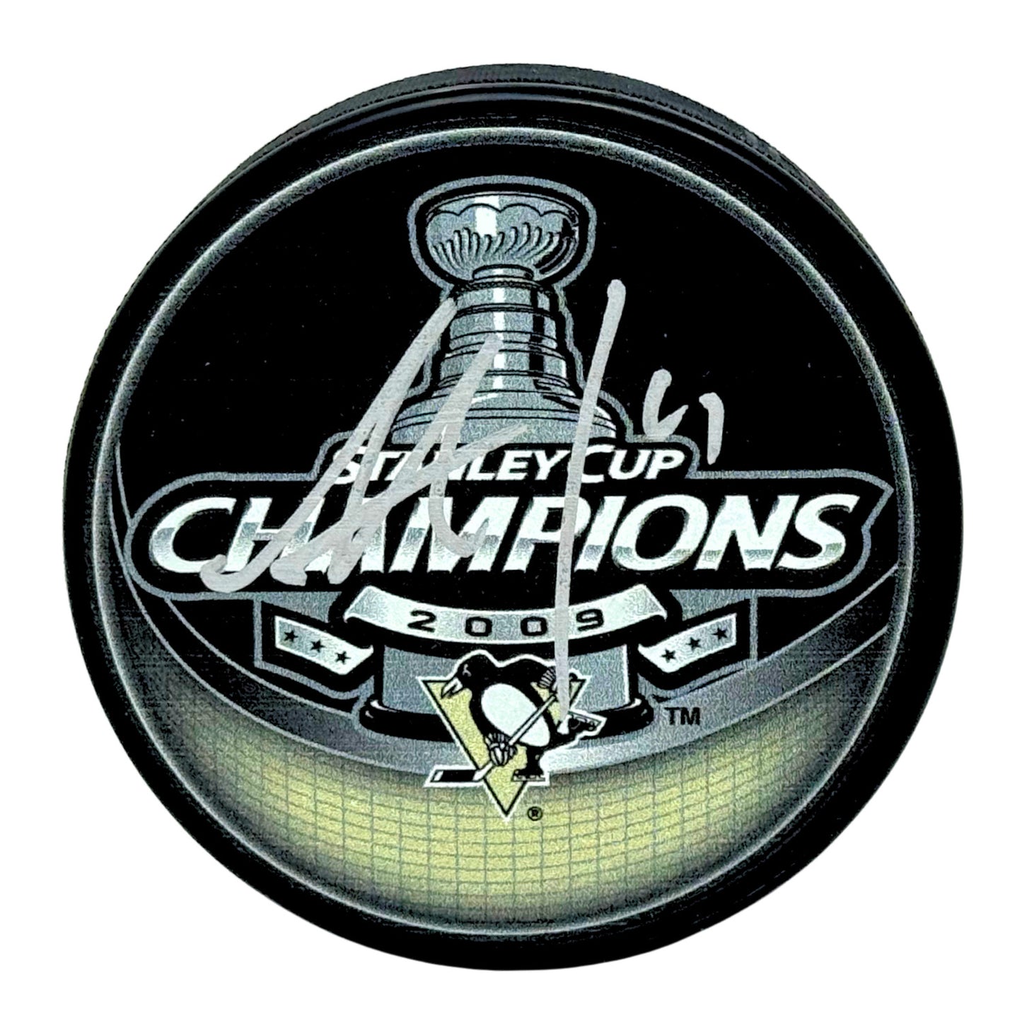 Jordan Staal Pittsburgh Penguins Signed NHL Autograph Puck Silver Auto