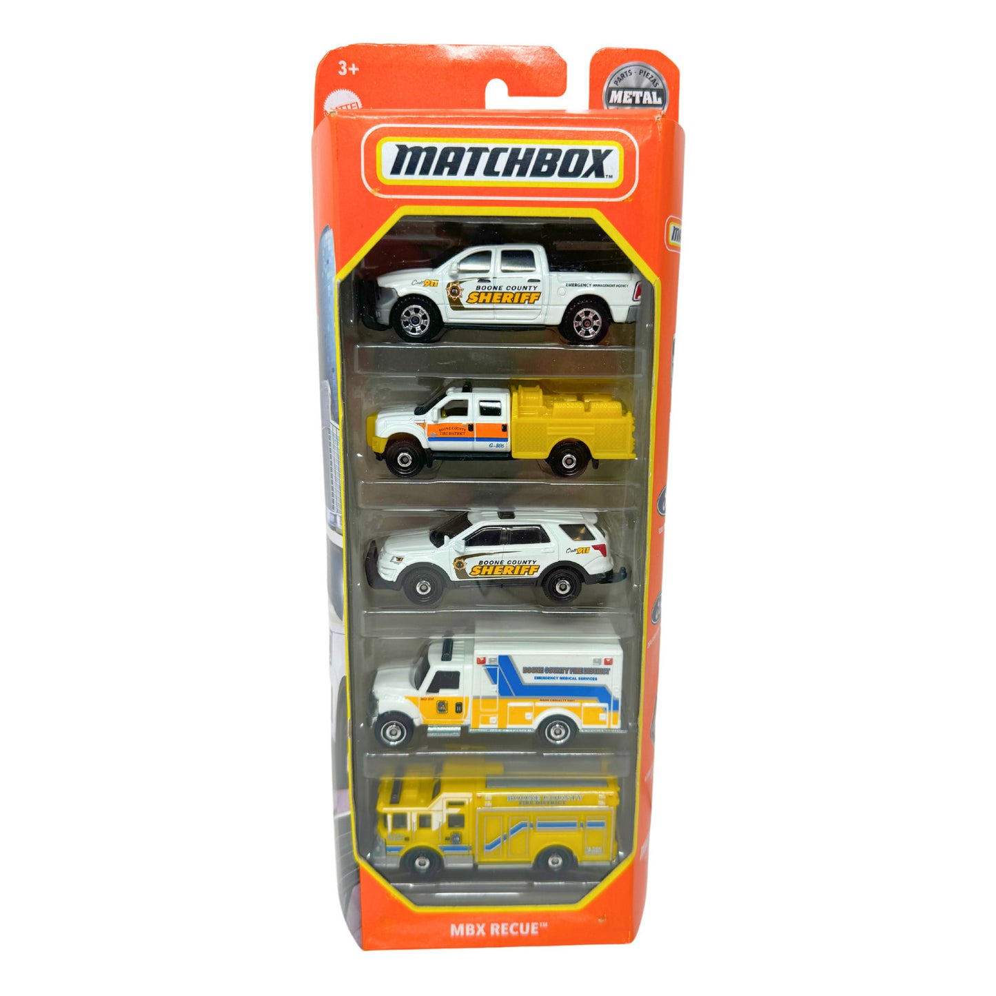 Matchbox MBX Rescue 5-Pack Gift Set 1:64 Diecast