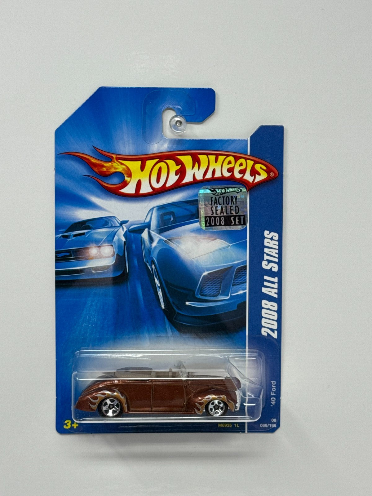 Hot Wheels All Stars 1940 Ford 1:64 Diecast Factory Sealed