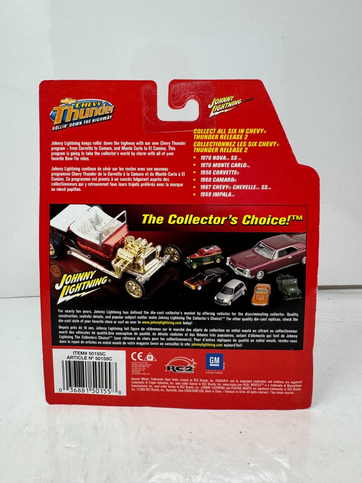 Johnny Lightning Chevy Thunder 1968 Chevy Camaro 1:64 Diecast