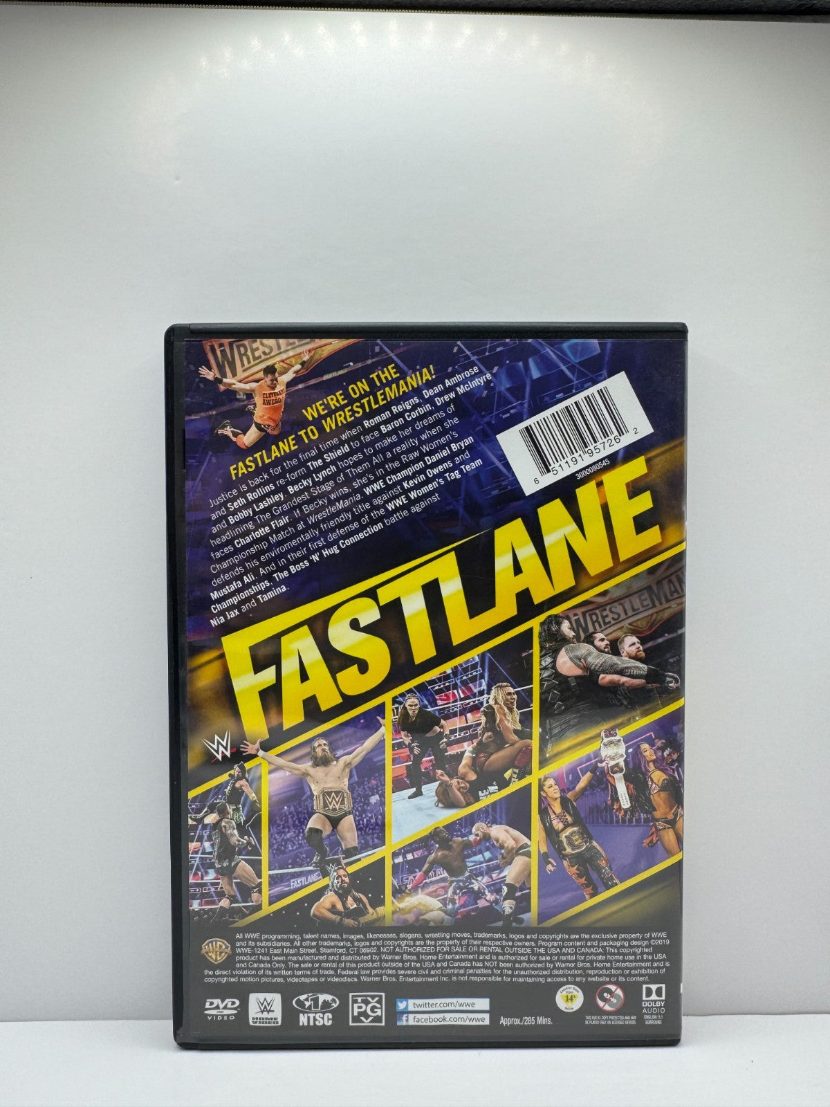 WWE: Fastlane 2019 (DVD) WWE Wrestling