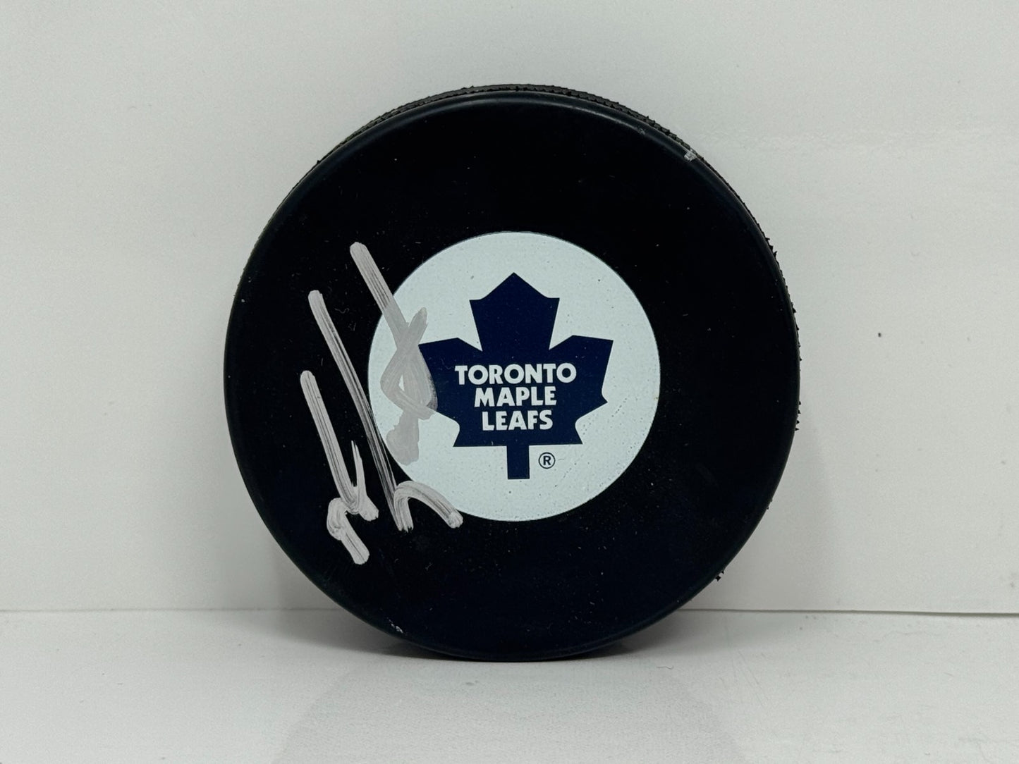 Mike Gartner Toronto Maple Leafs Signed NHL Autograph Puck Silver Auto