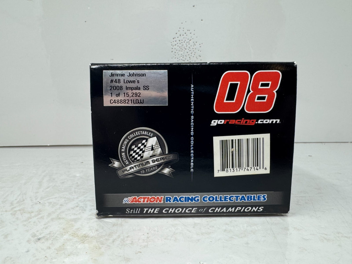 Action Nascar #48 Jimmie Johnson Lowe's 2008 Impala SS 1:24 Diecast