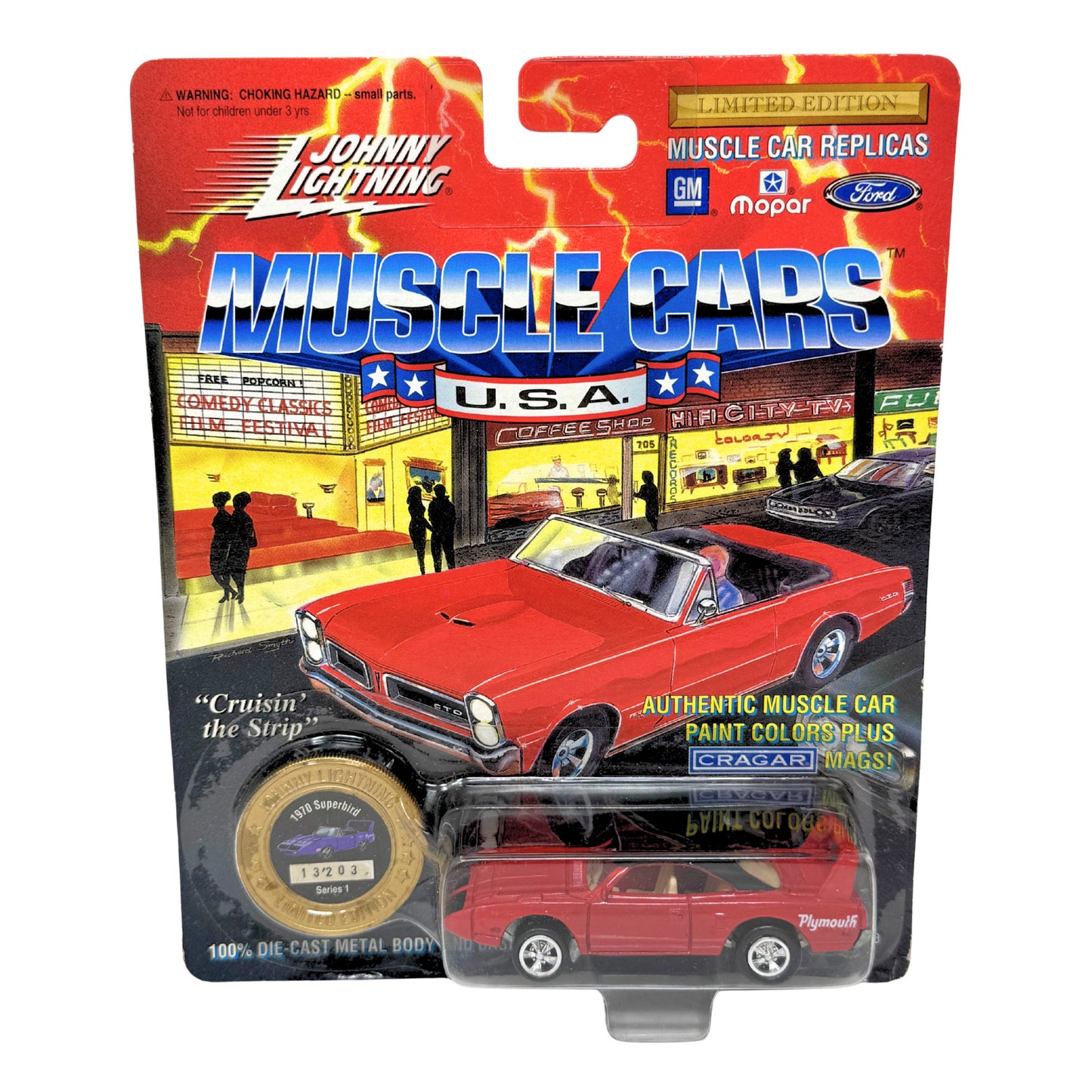 Johnny Lightning Muscle Cars U.S.A 1970 Plymouth Superbird 1:64 Diecast