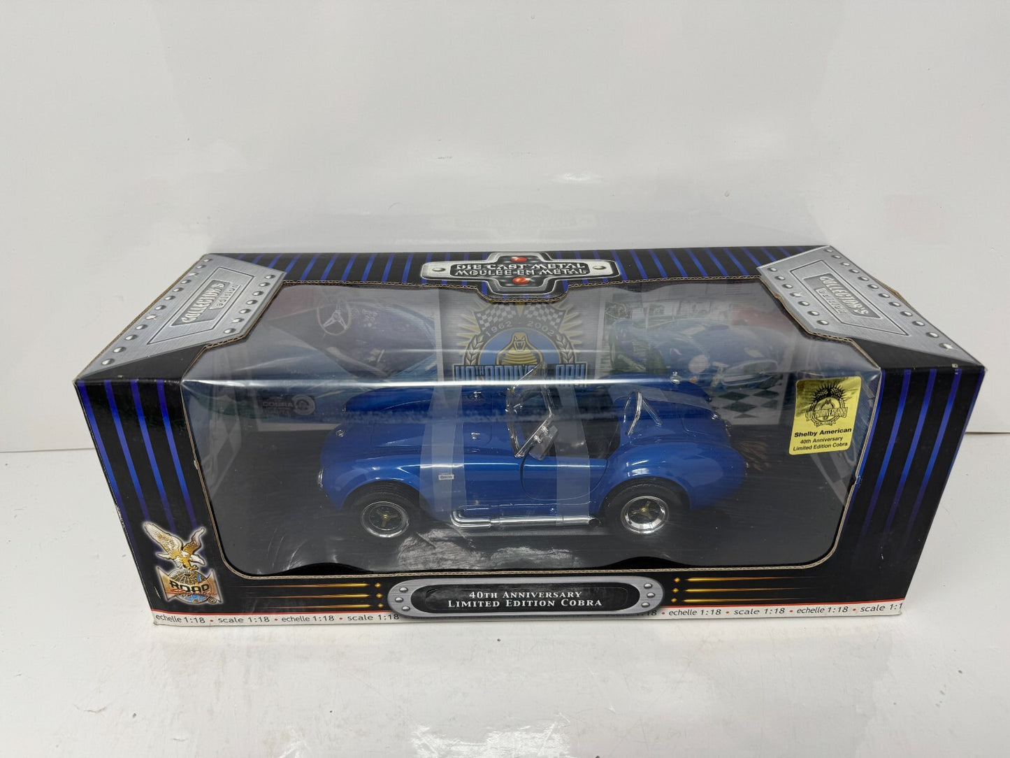 Yat Ming Road Signature 40th Anniversary 1964 Shelby Cobra 1:18 Diecast