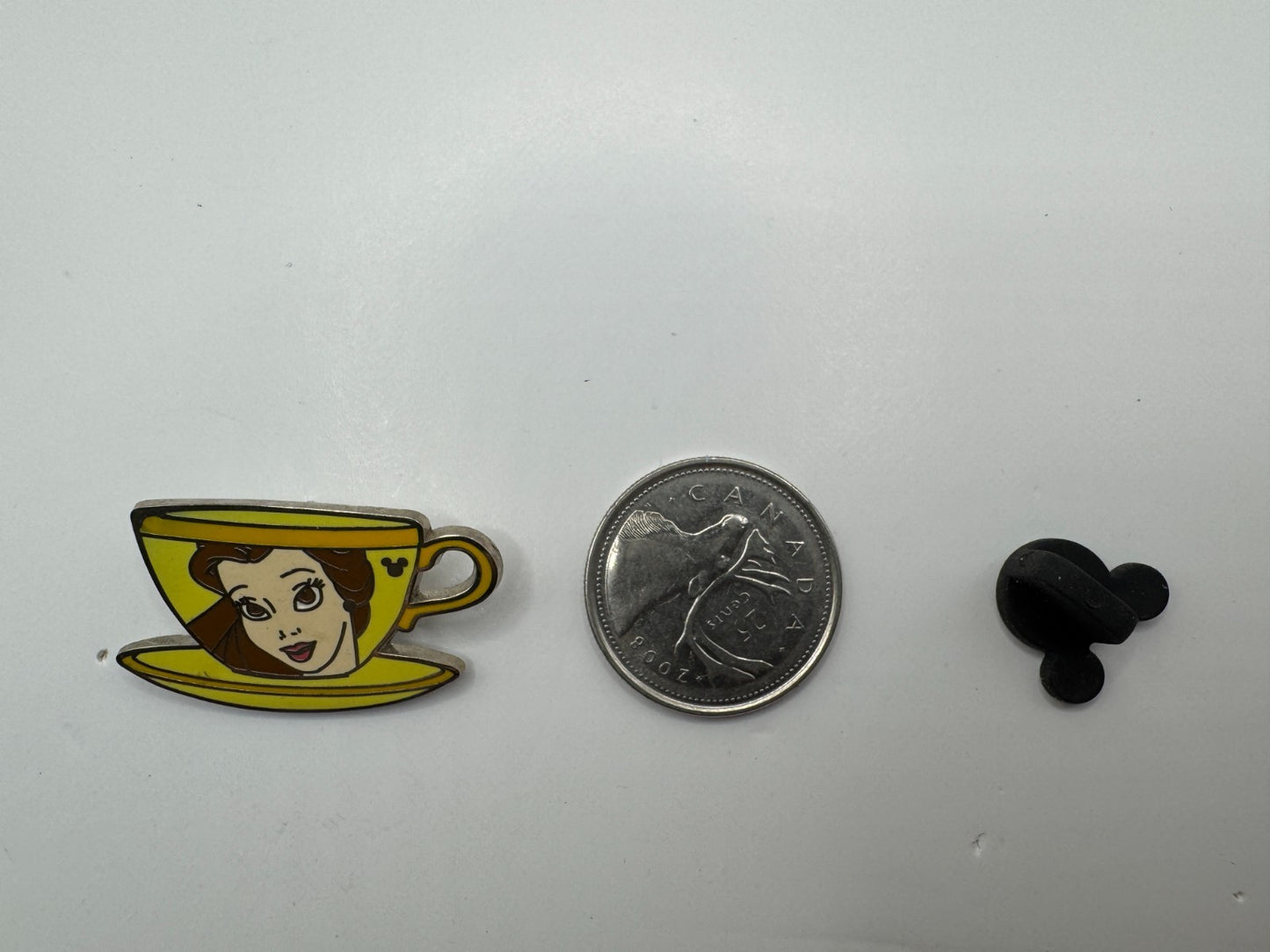 DLR Disney Belle Princess Tea Cups Beauty and the Beast Hidden Mickey Trading Pin DC2S6