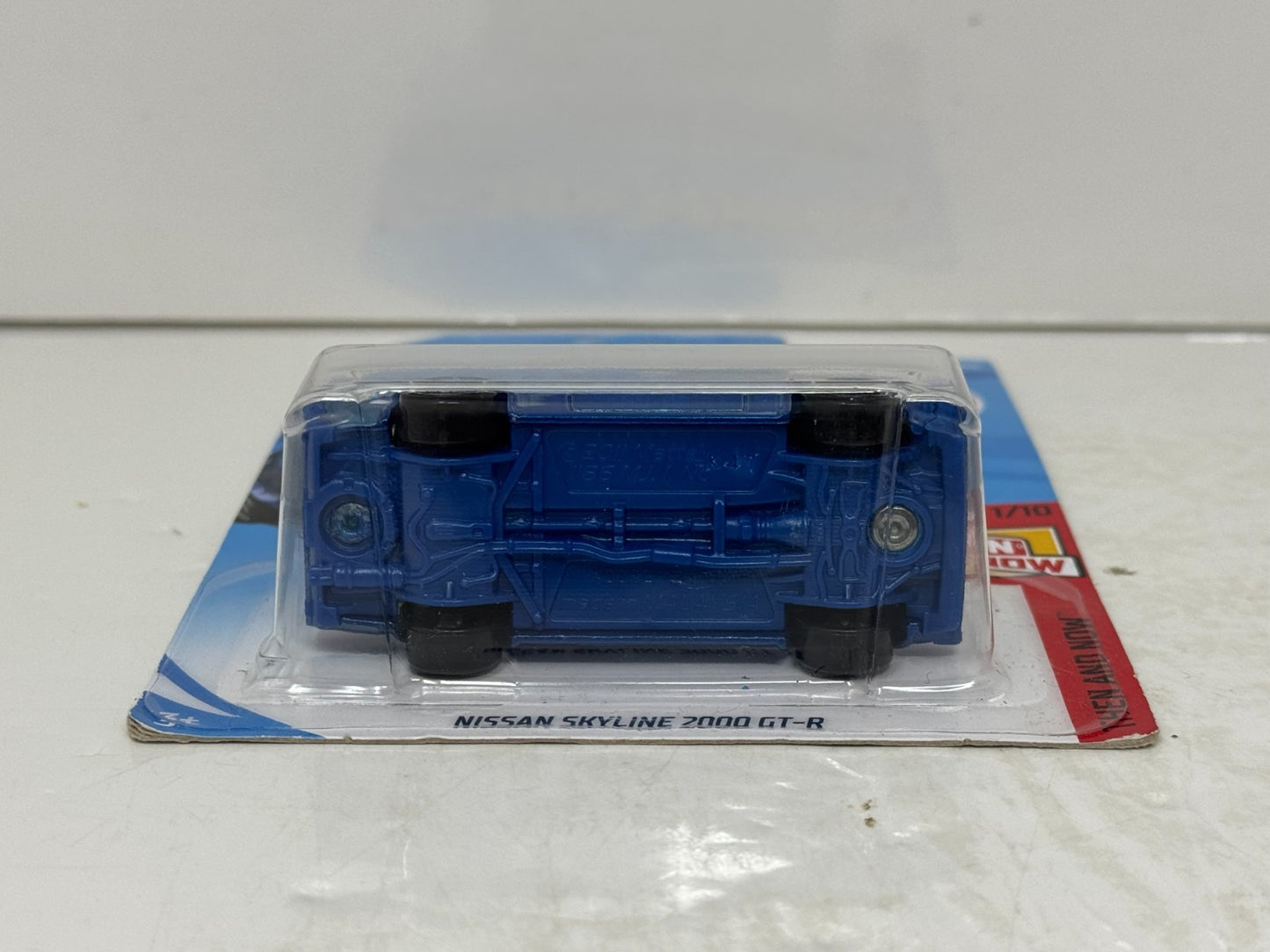 Hot Wheels Then and Now Nissan Skyline 2000 GT-R 1:64 Diecast Blue