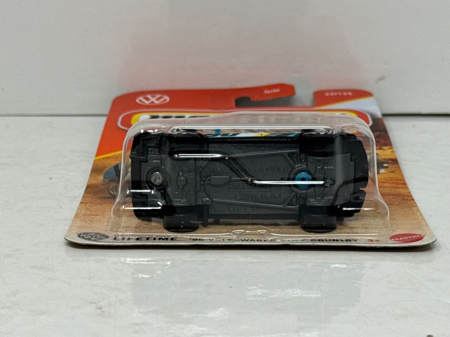 Matchbox Volkswagen 1990 Golf Country Blue Rabbit 1:64 Diecast