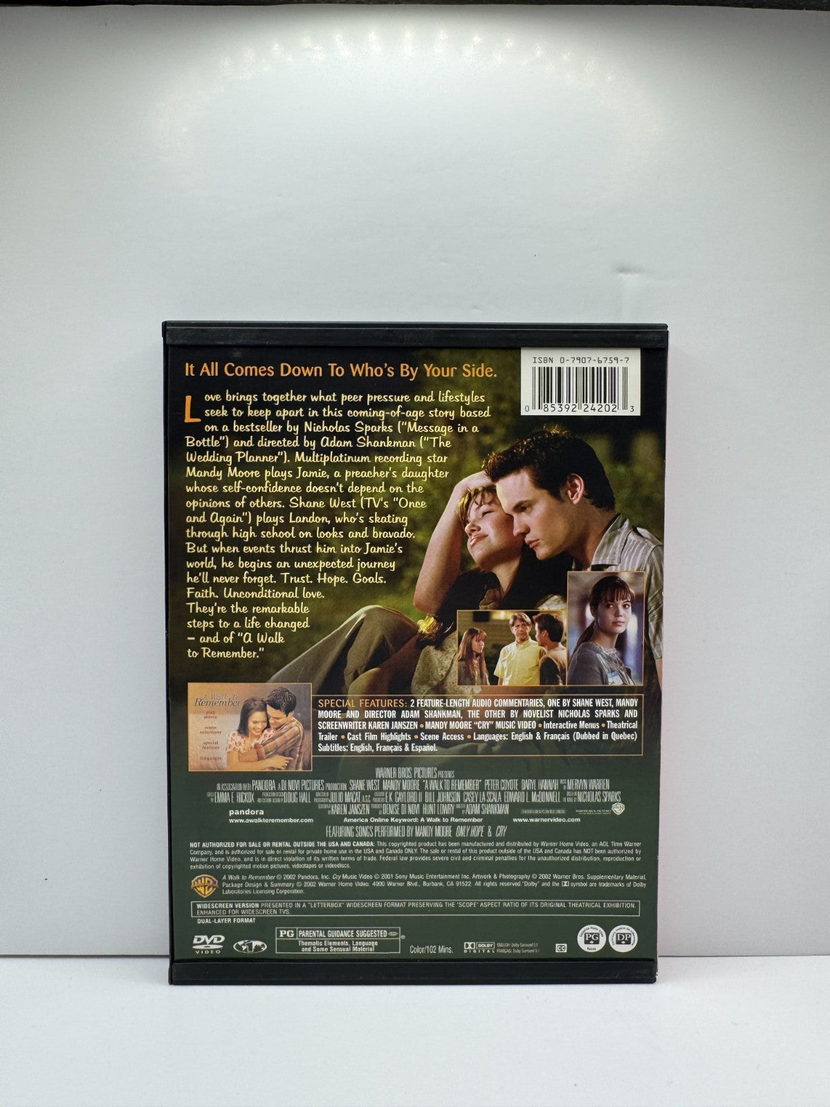 A Walk to Remember (DVD) Mandy Moore Romance